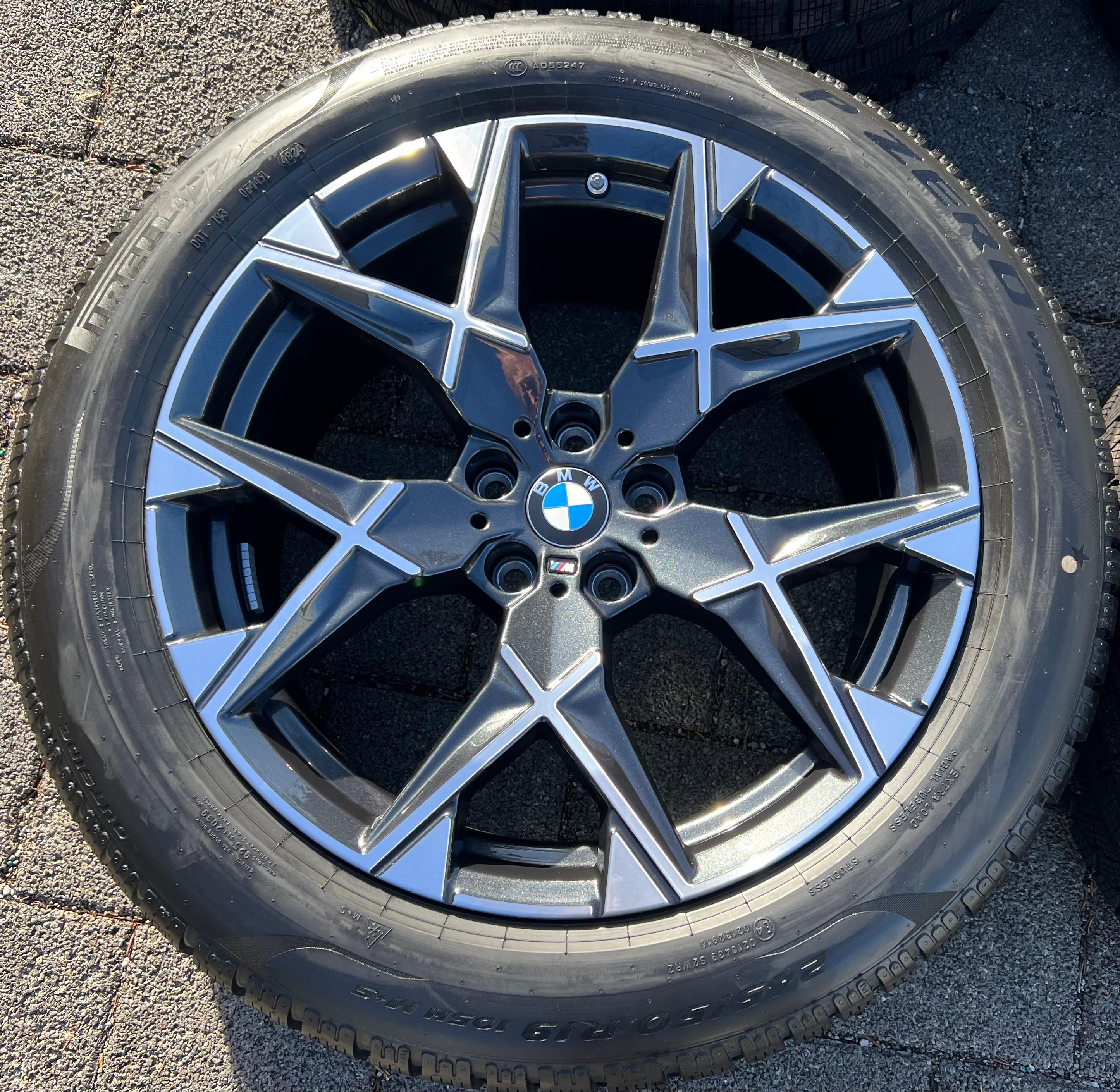 4 ORIGINAL 19" ALU WINTERRÄDER BMW 7ER REIHE G70 X3 G45 STYLING 1035 NEU