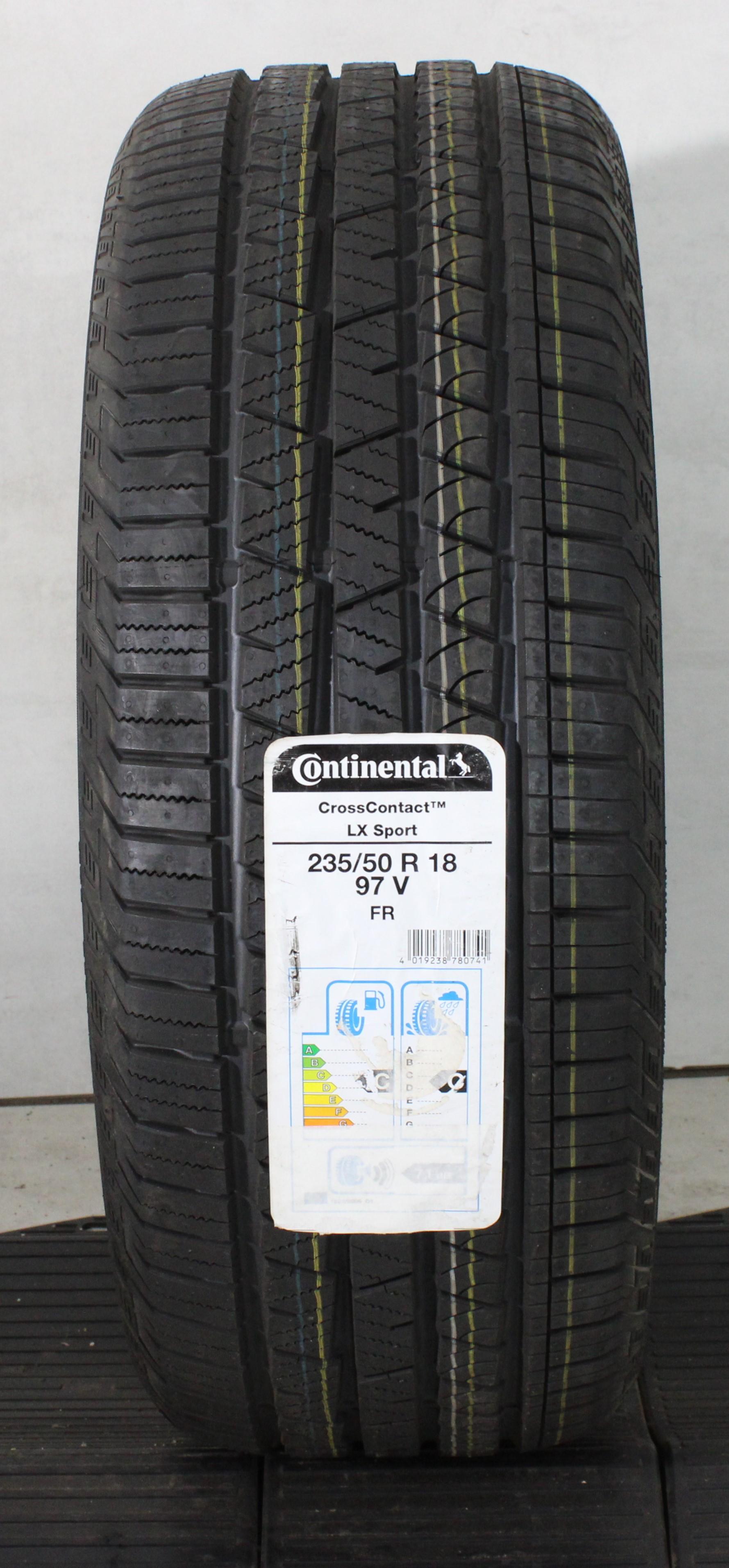 1 x 235/50R18 97V Sommerreifen Continental Cross Contact LX Sport NEU 2018