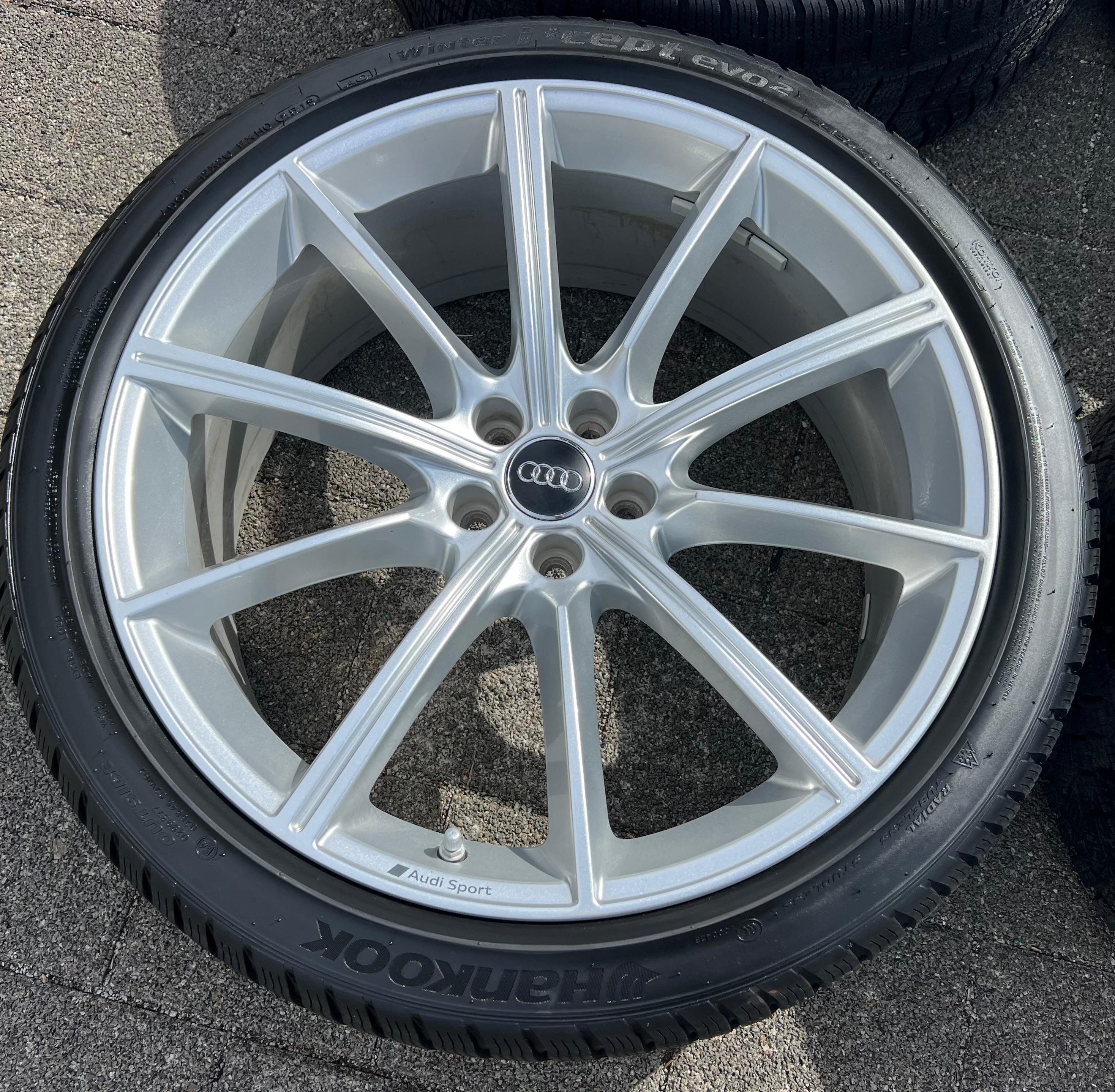 4 ORIGINELE 21" LICHTMETALEN WINTERWIELEN AUDI RS6 AVANT 4K C8 RS7 F2 4K 4K0601025AA VRIJ HUIS