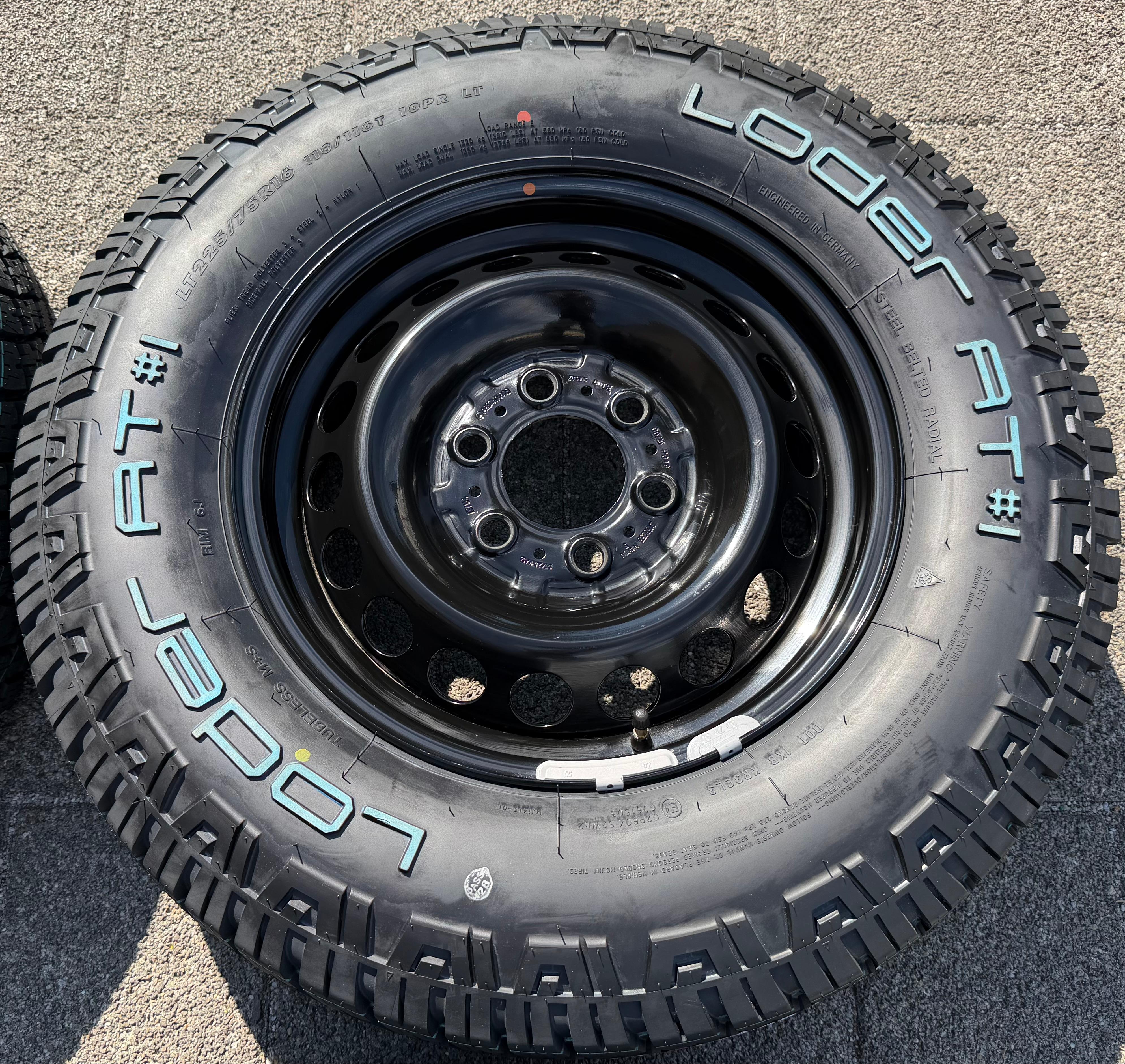 4 Allwetterräder Mercedes Sprinter W907 907 225/75R16C 118/116T LODER AT#1 Ganzjahresreifen NEU