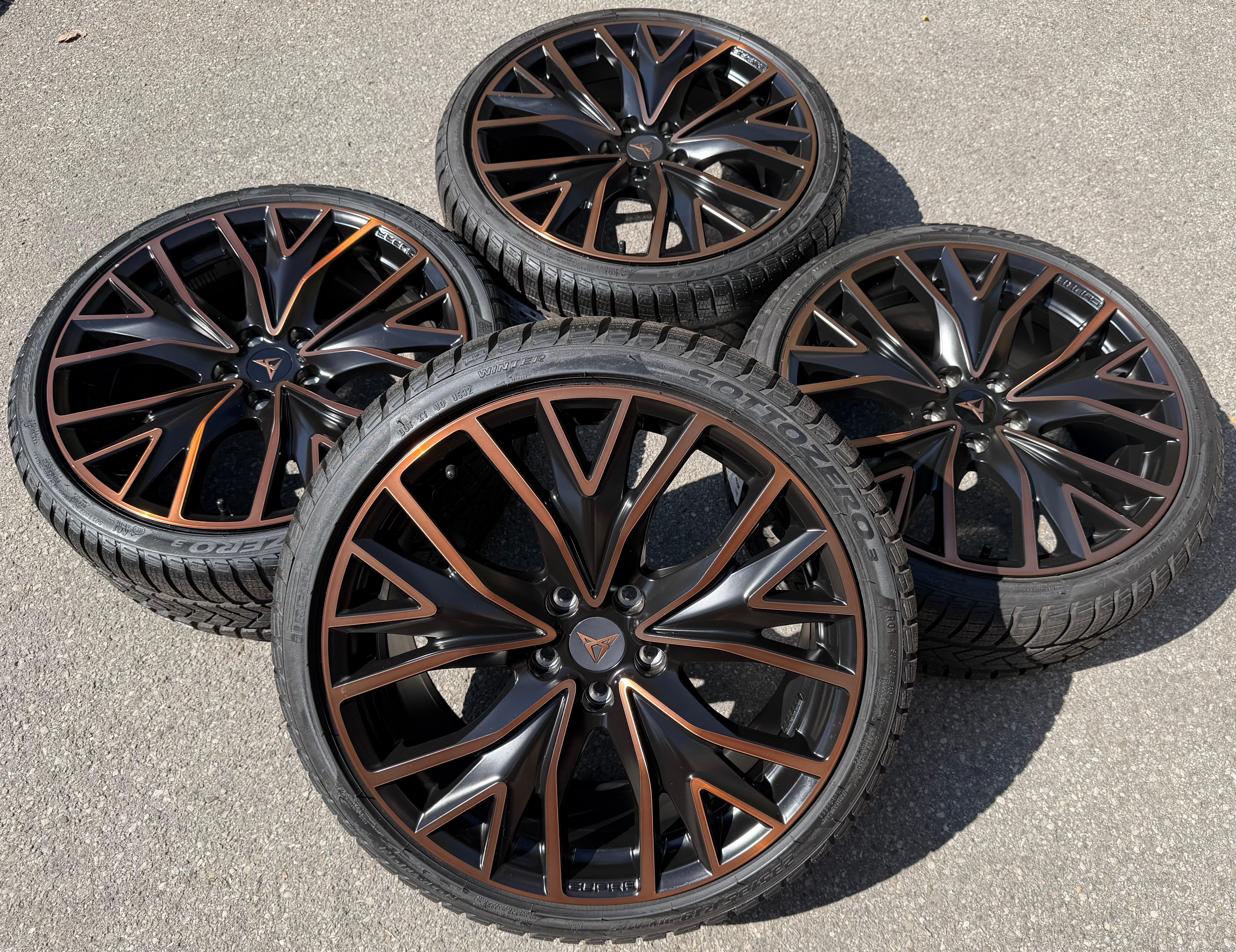4 ORIGINAL 19" ALU WINTERRDER SEAT LEON CUPRA 5FA601025R EXCLUSIVE II