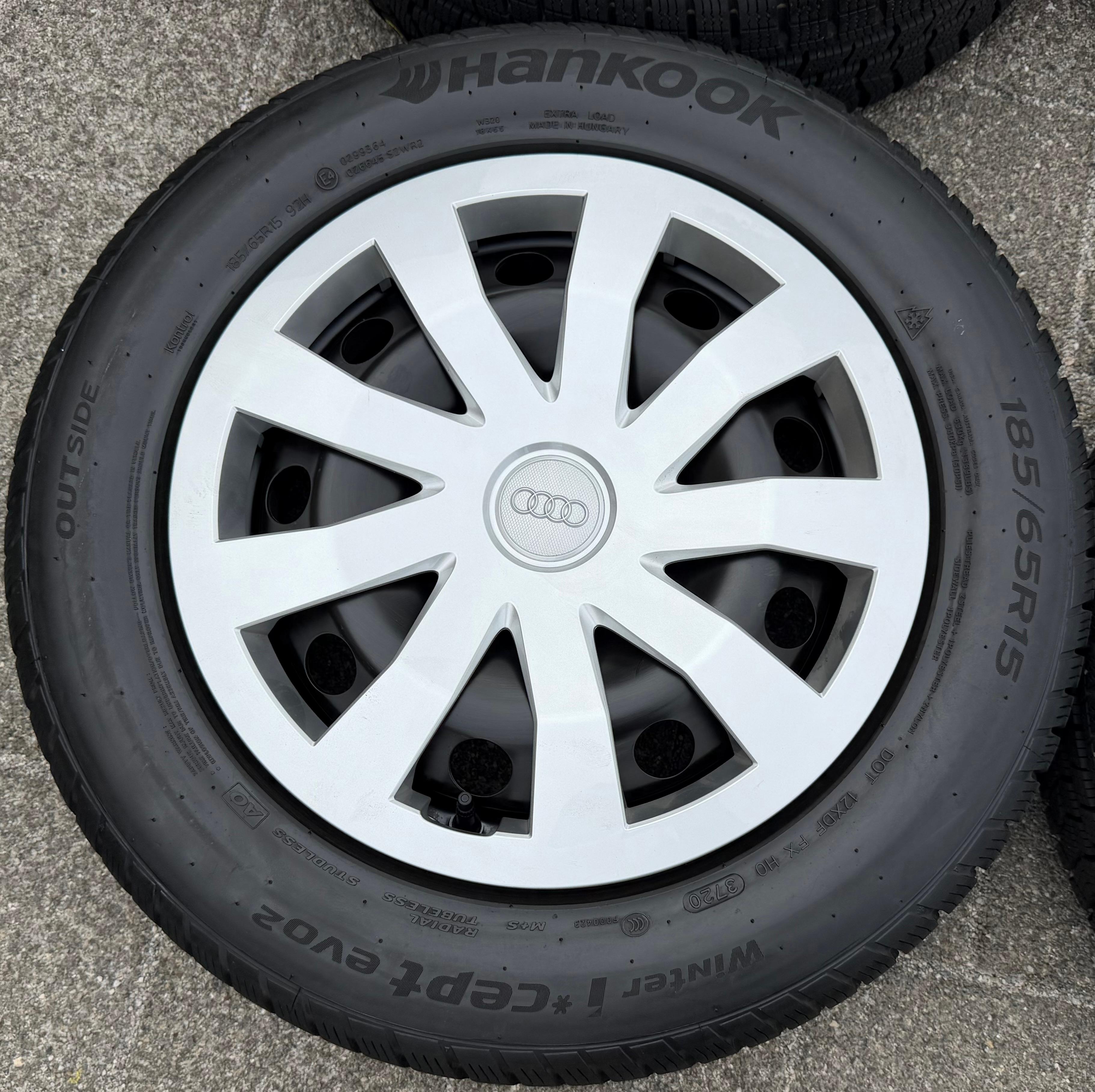 4 WINTERRÄDER AUDI A1 CITY CARVER GB SEAT IBIZA ARONA KJ VW POLO AW 2G 185/65R15 92T
