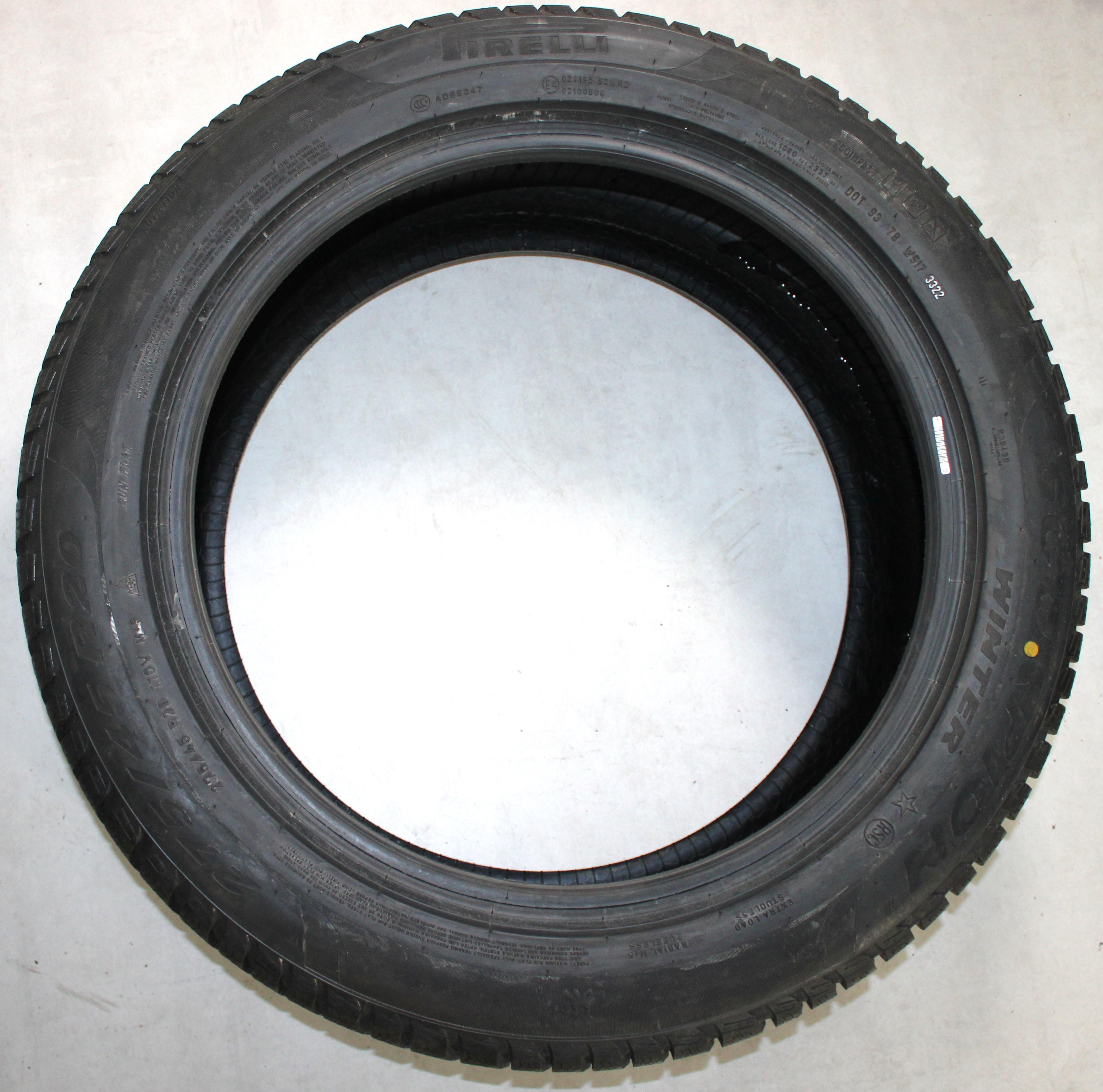 4 x 275/45R20 110V pneumatici invernali Pirelli Scorpion Winter Runflat NUOVI 2022 *