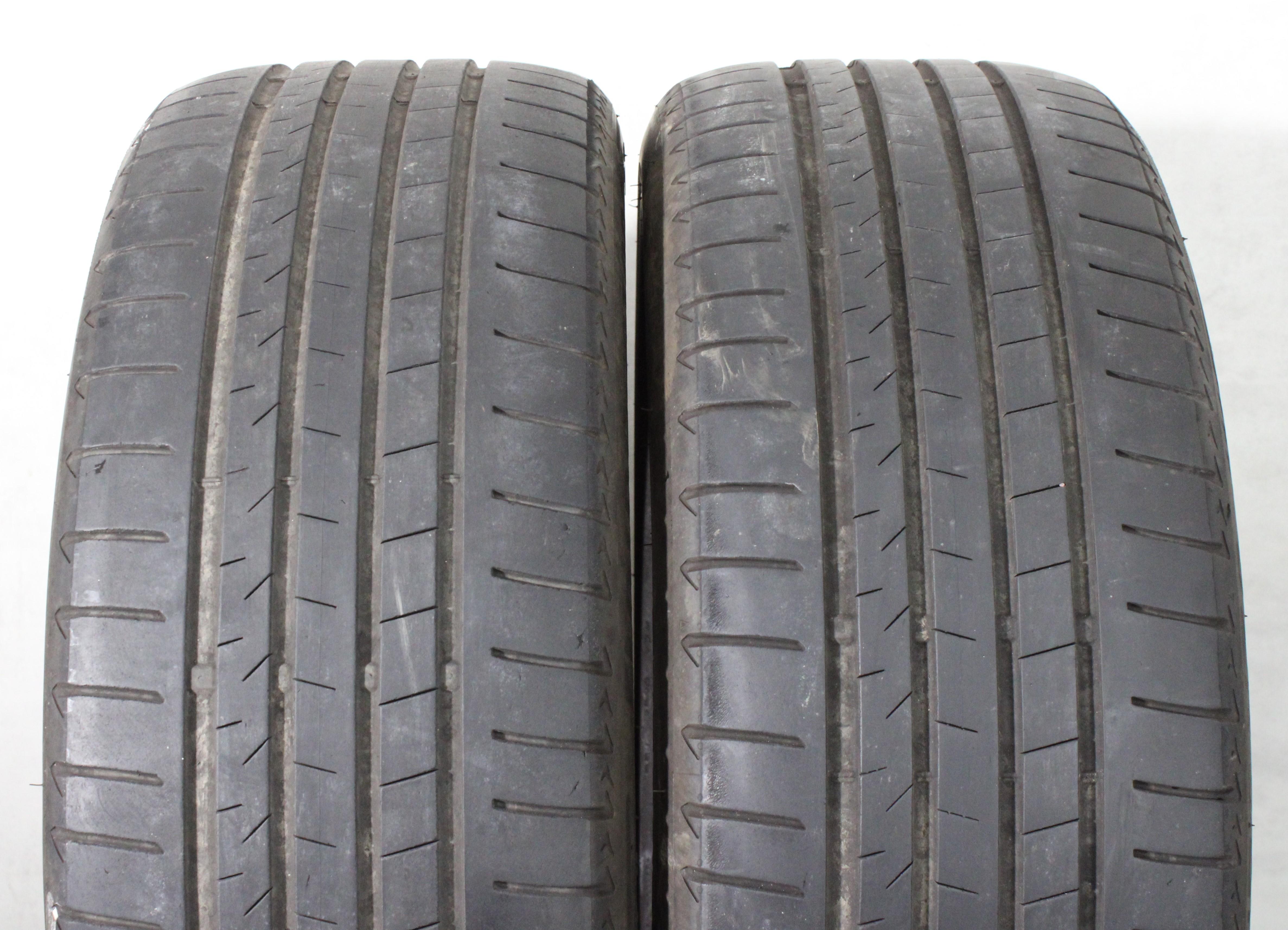 2 pneus d'été Bridgestone Turanza T005 AO 235/55R18 100Y, 1 x 4-4,5 mm / 1 x 4,5-5 mm, 2023