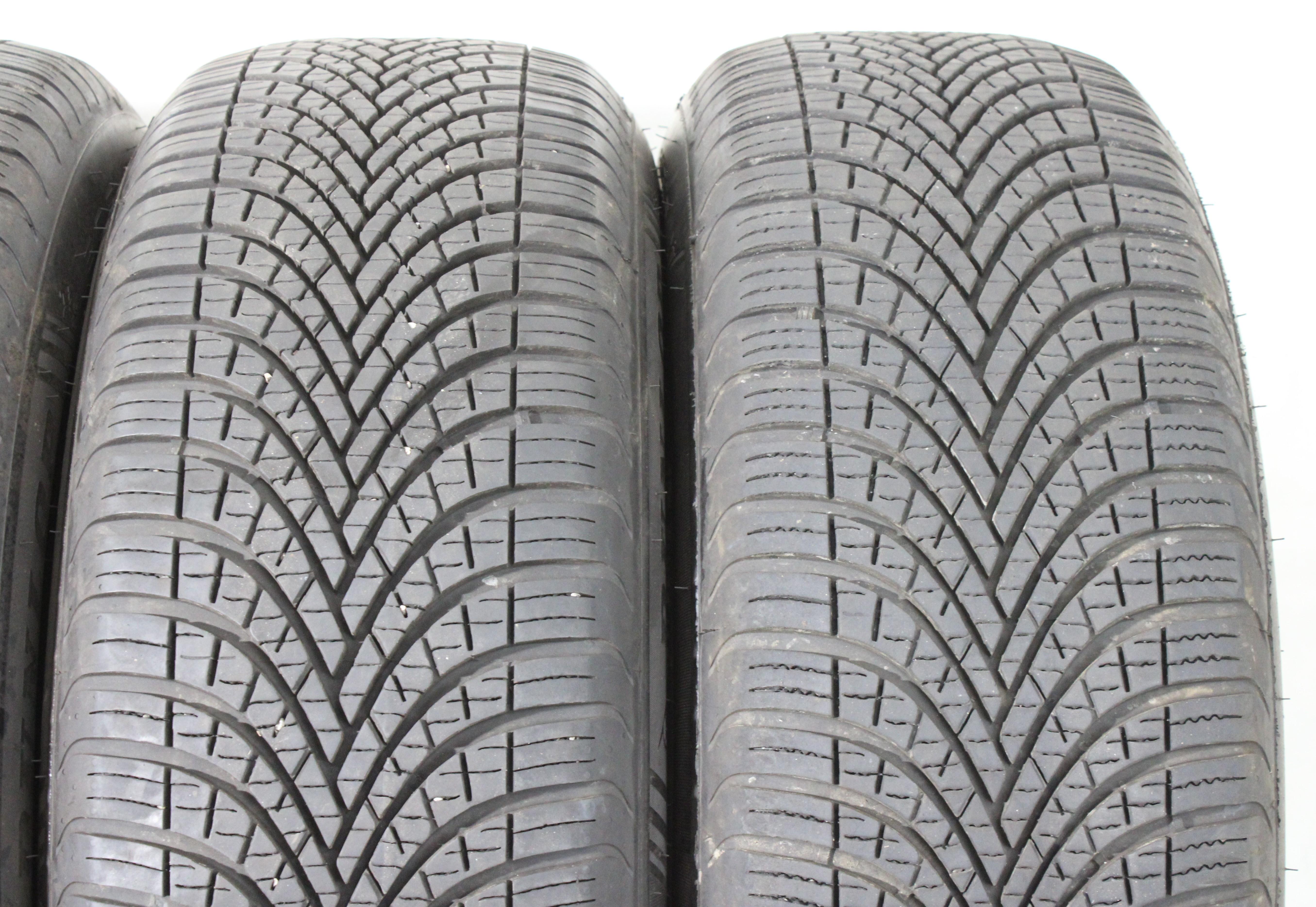 4 x 205/60R16 96V Ganzjahresreifen Dunlop All Season 2 3x6-6,5mm/1x7mm 1x2024/3x2025