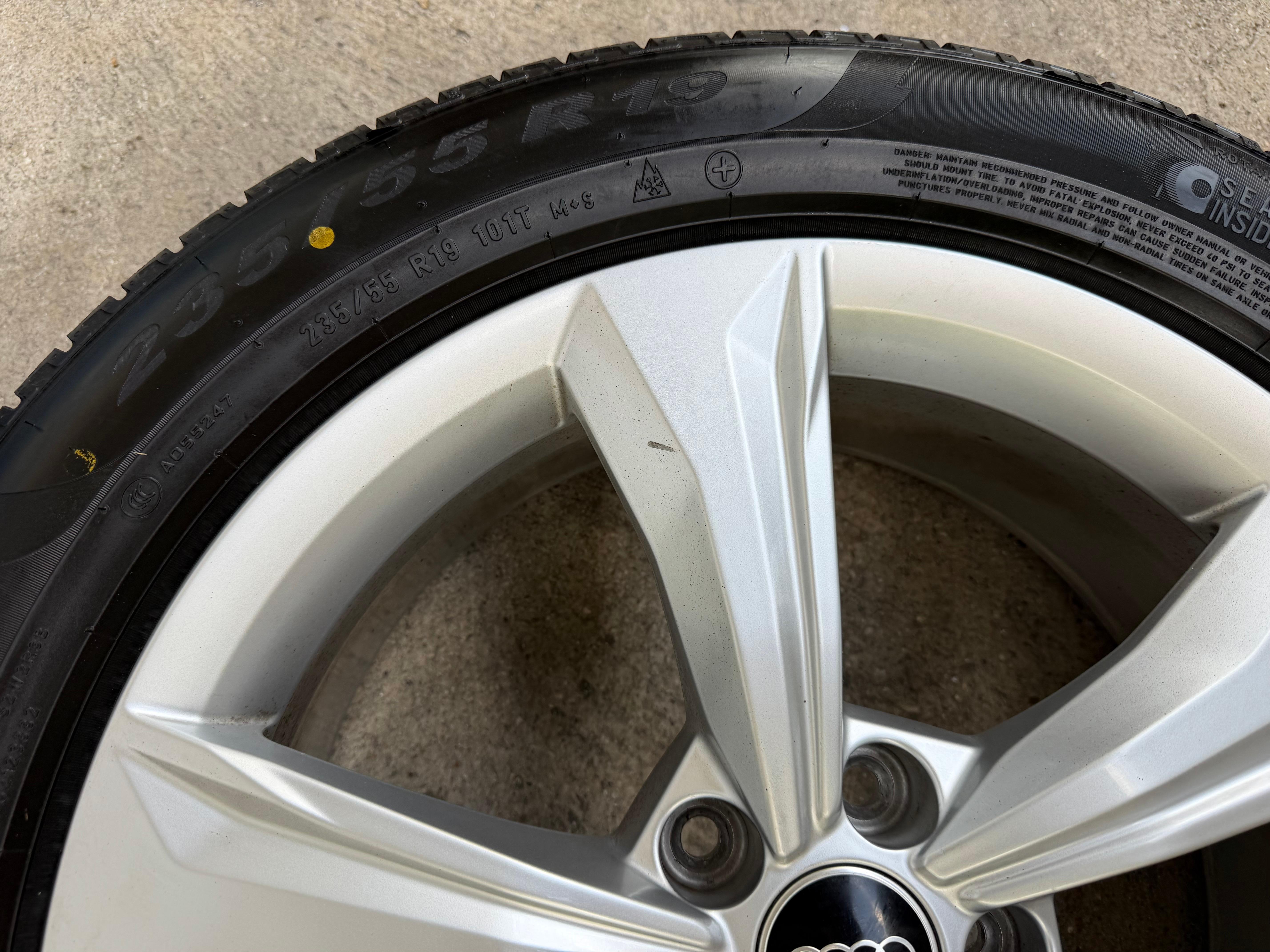4 Original 19" Alu Winterräder Audi Q5 SQ5 FY 80A601025K 235/55R19 101H Pirelli 2025