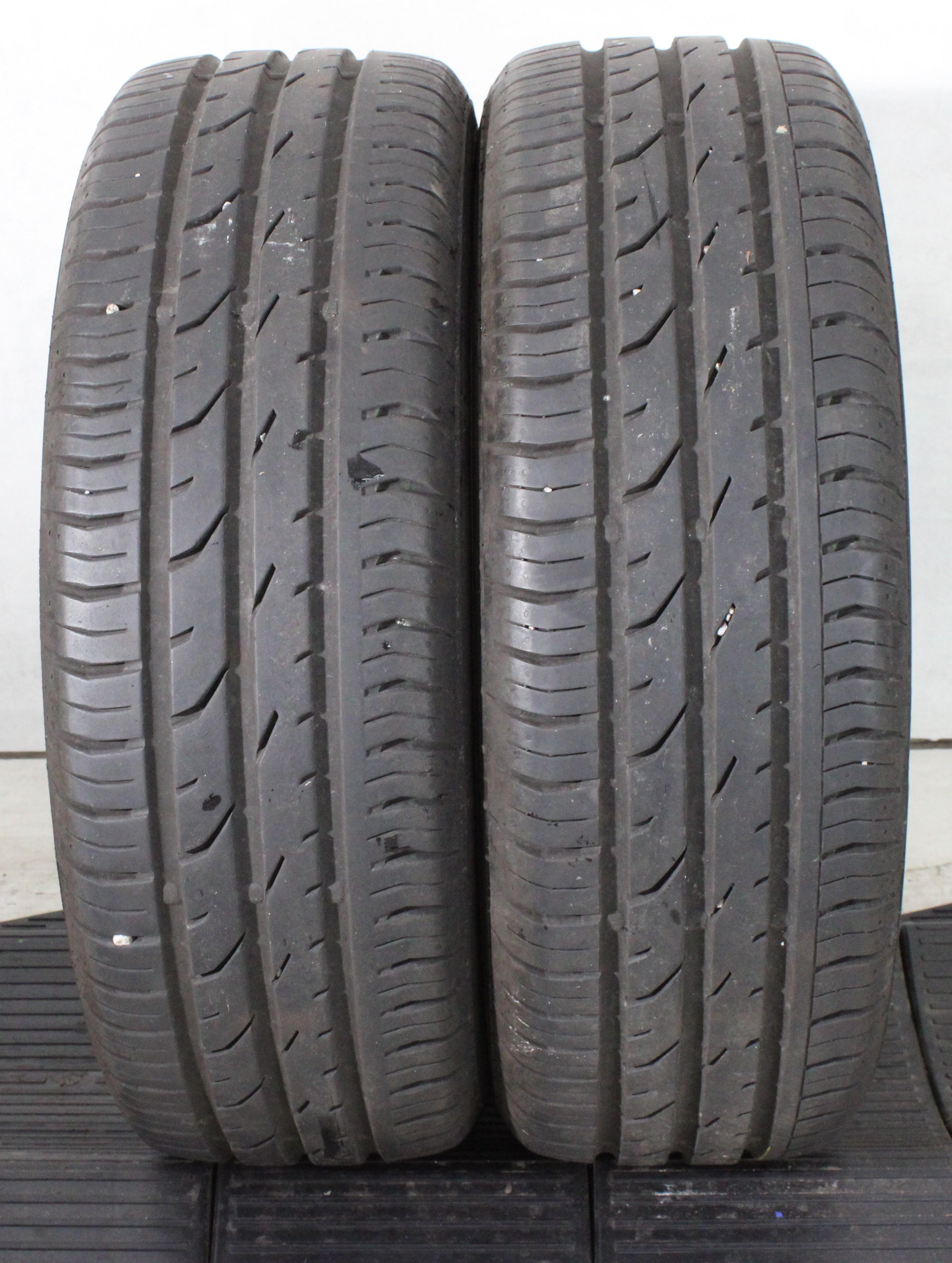 2 x 185/55R15 82H Sommerreifen Continental Premium Contact 2E 1x5-5,5mm/1x6-6,5mm 2010