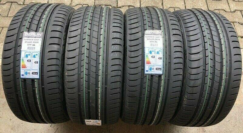 4 X 245/40R18 97Y BERLIN TIRE SUMMER UHP1 NEUMÁTICOS DE VERANO 2020 NUEVOS