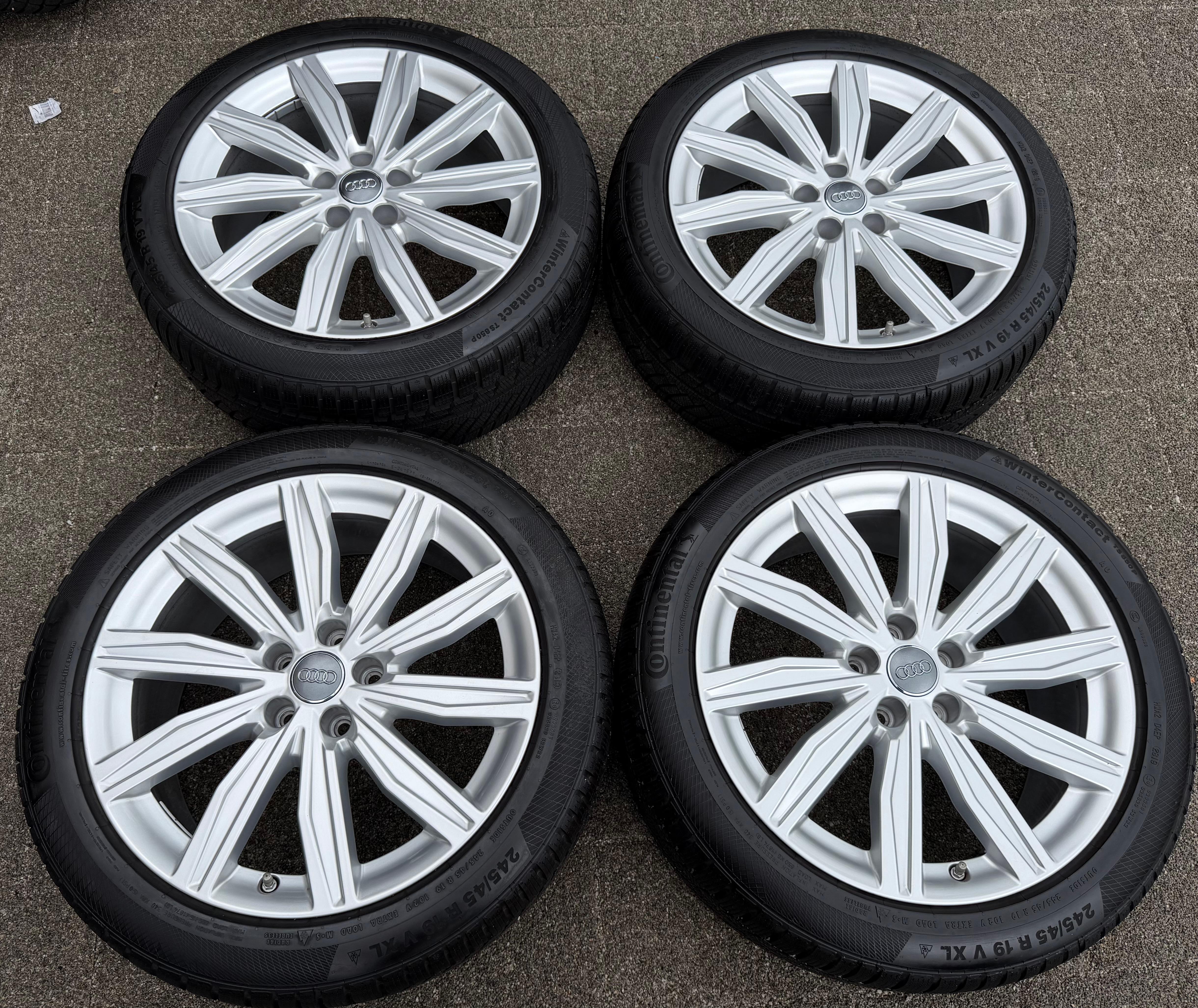 4 roues hiver complètes en aluminium d’origine 19" Audi A6 S6 C8 4K 4K0601025M 245/45R19 102V RDKS