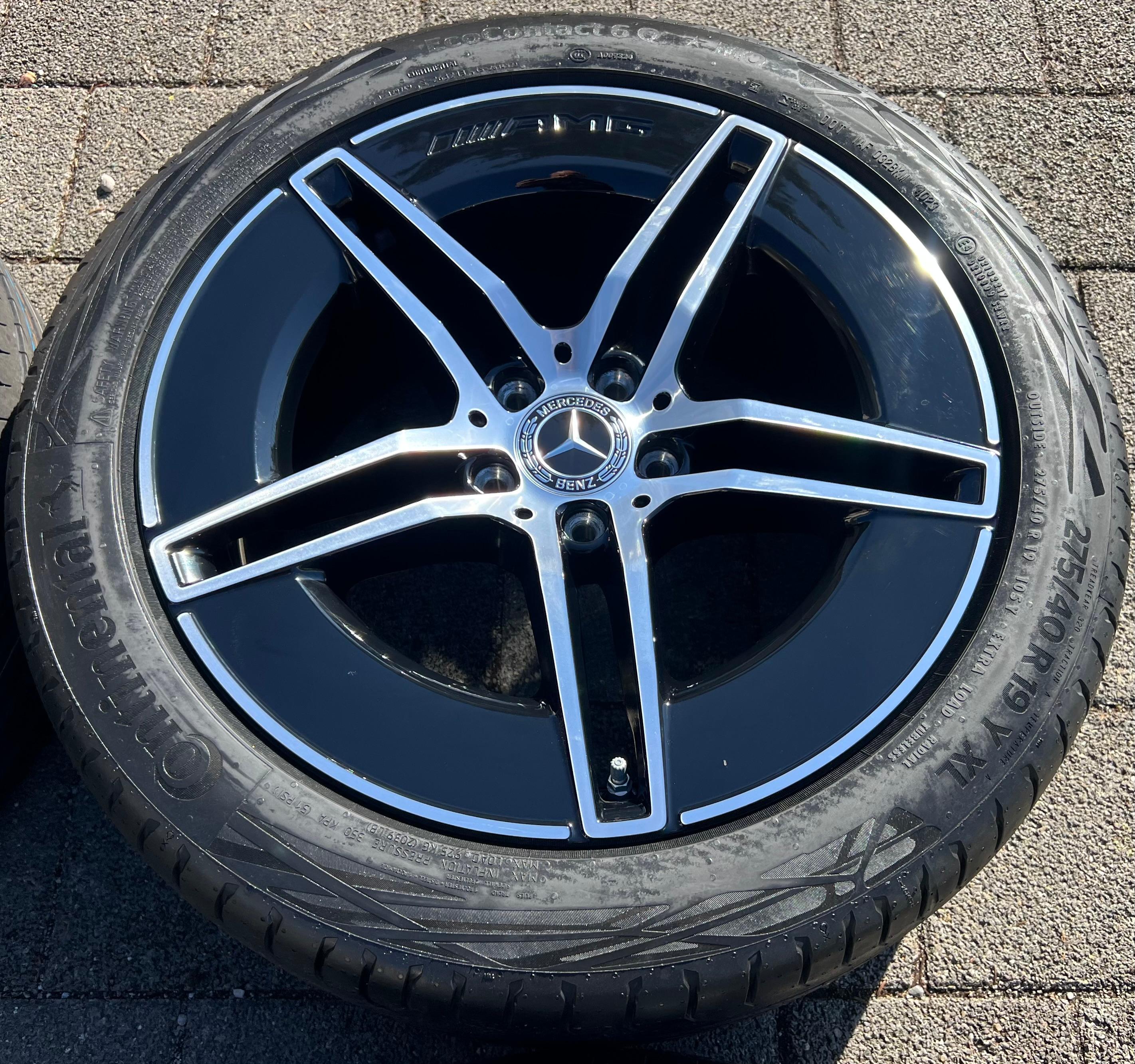 4 ORIGINAL 19" ALU SOMMERRÄDER MERCEDES E-KLASSE W214 S214 AMG A2144010400 RDKS