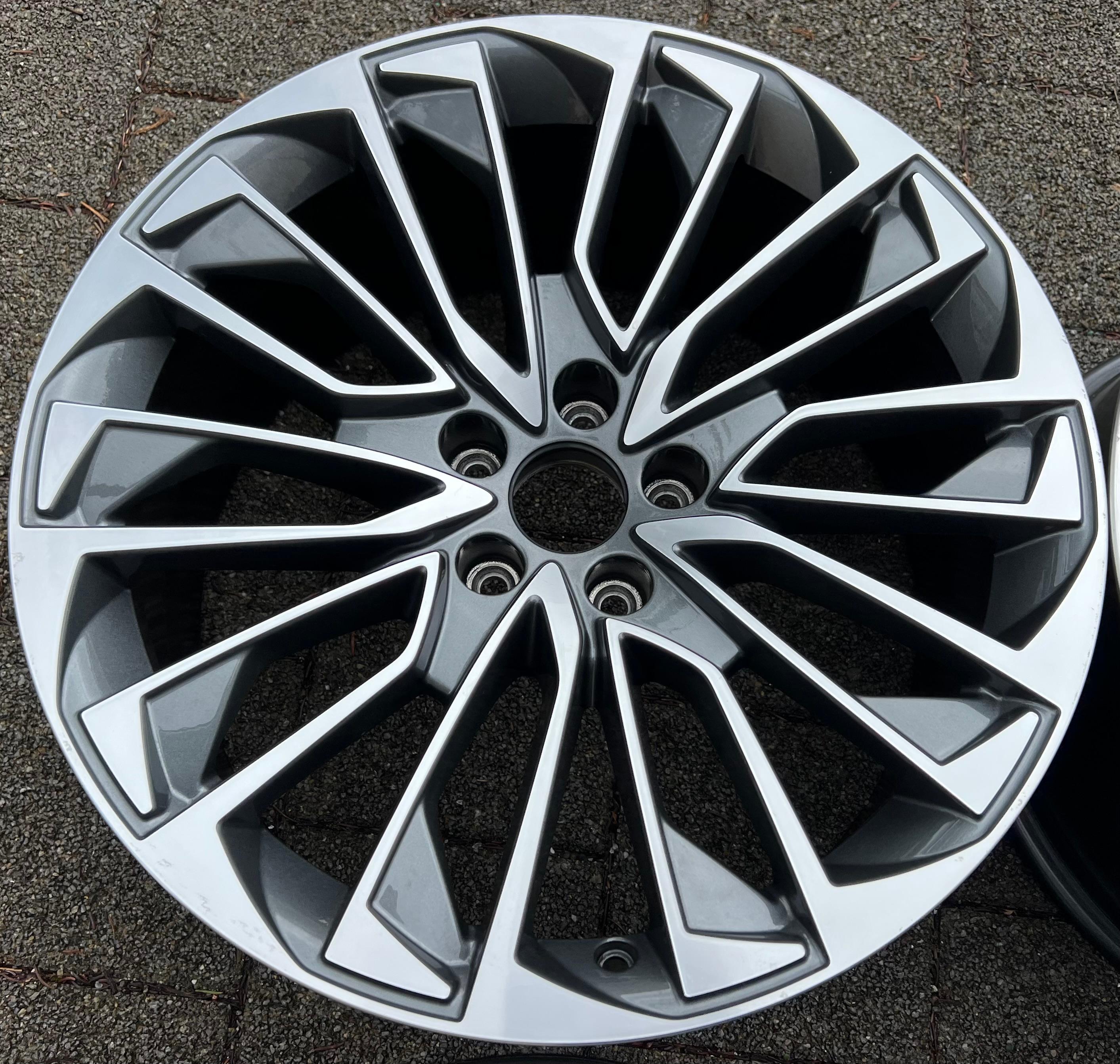 4 ORIGINAL 18" ALUMINIUM WHEELS AUDI A7 S7 4K 8,5x19 ET27 4K8601025T FREIHAUS