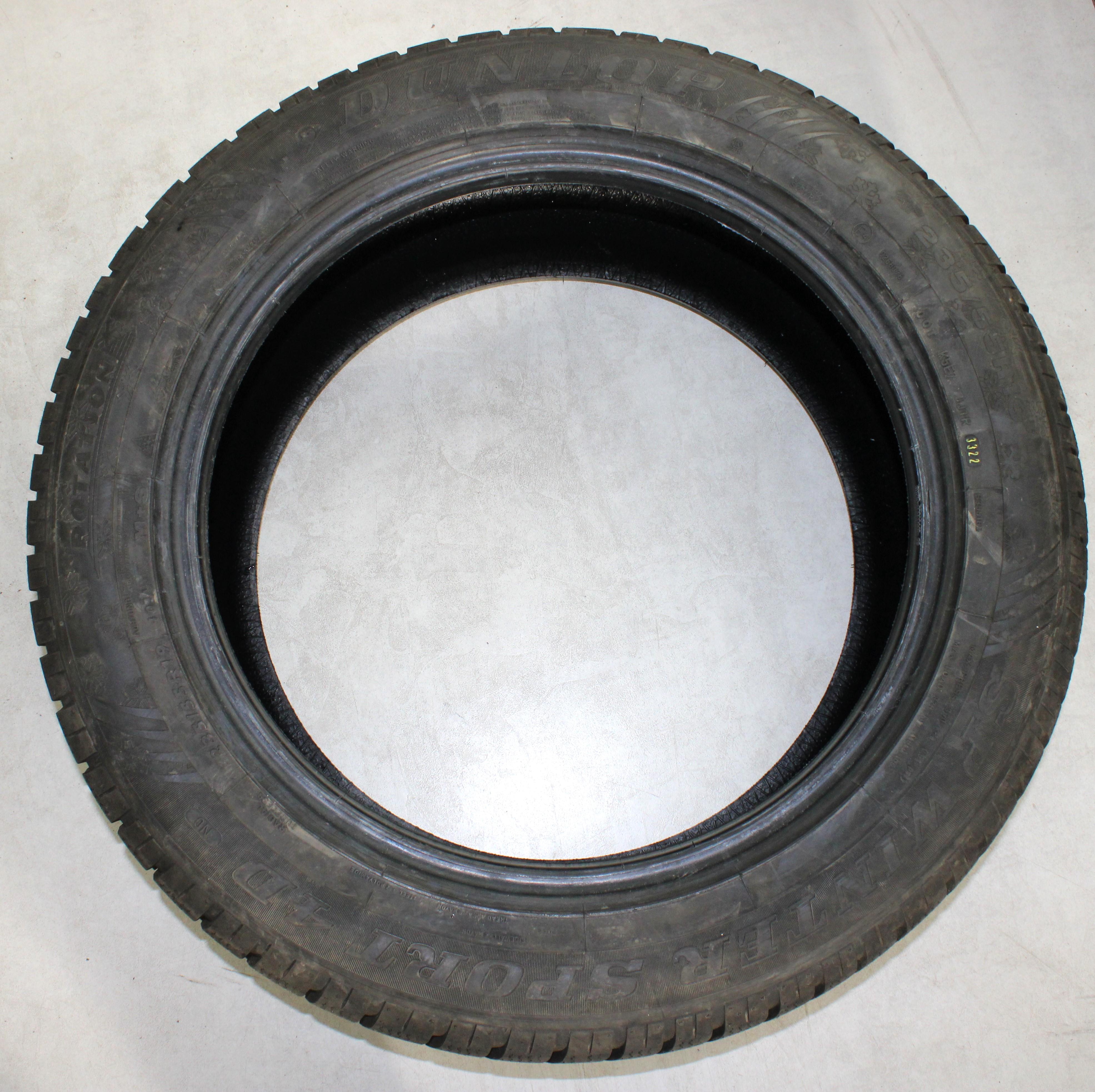 1 x 235/55R19 101V Neumático de invierno Dunlop SP Winter Sport 4D N0 7,5 mm 2022