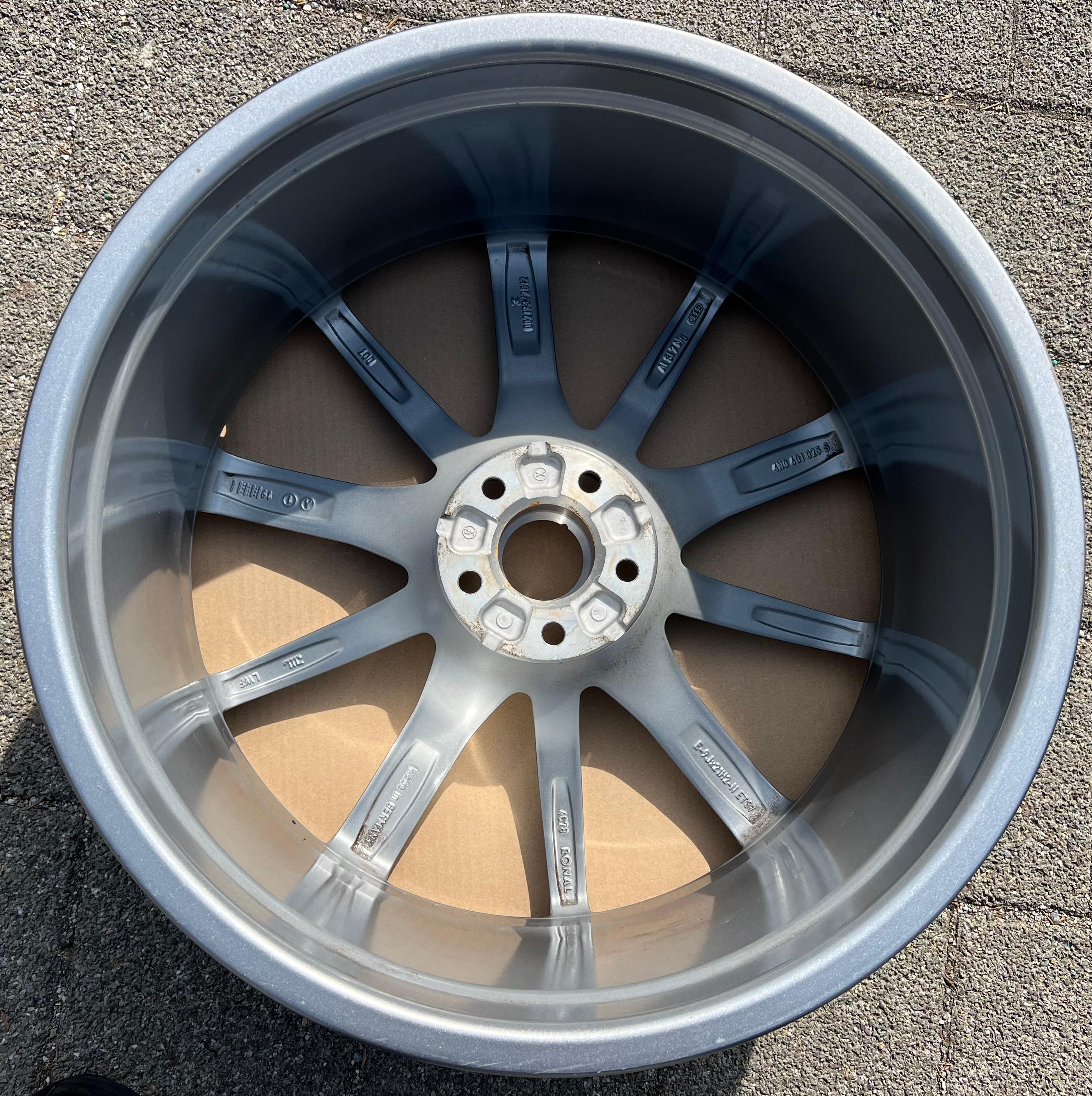 1 llanta de aluminio original de 21" para Audi A8 S8 4N 4N0601025S 9x21 ET37