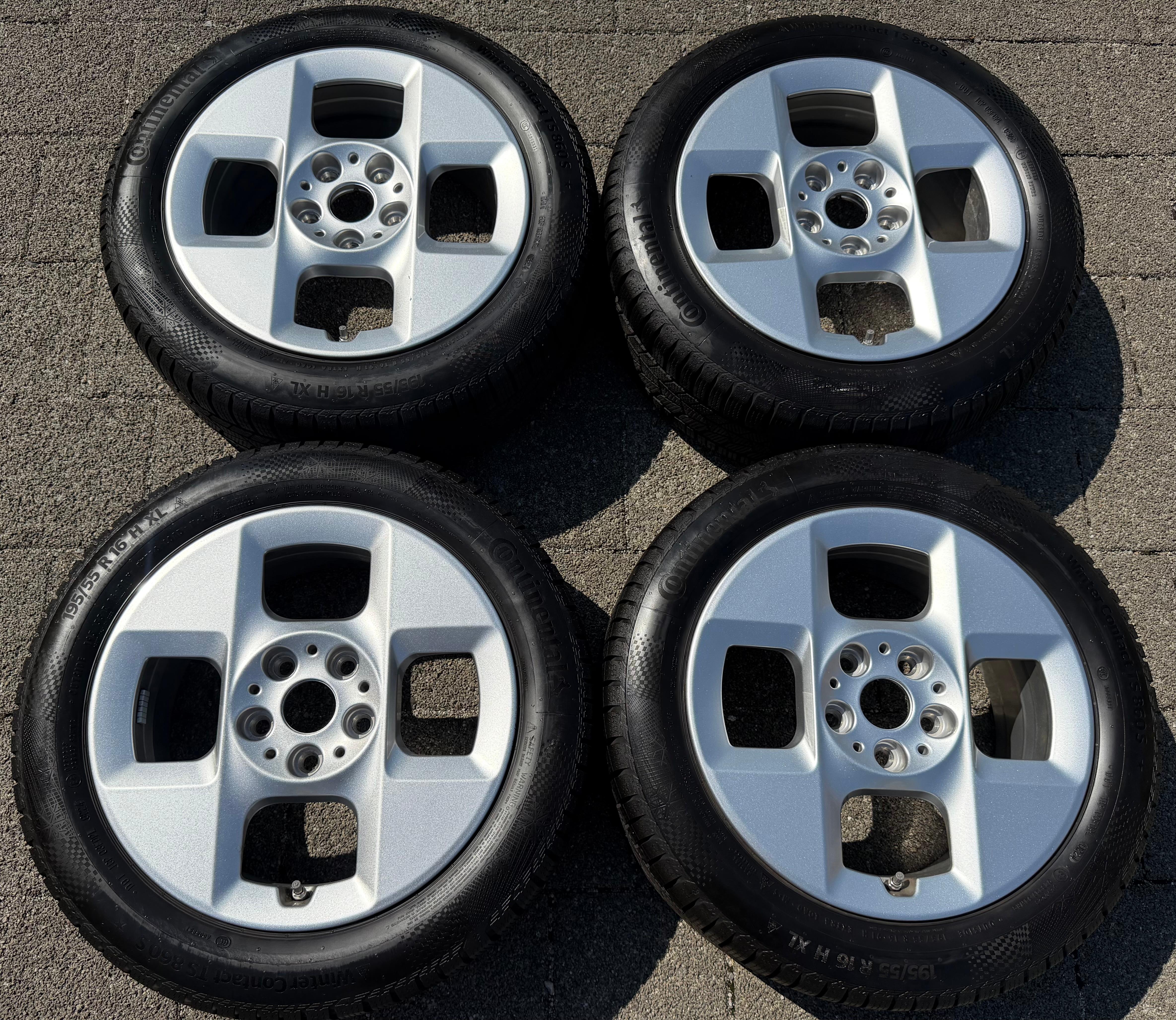 4 Original Alu Winterräder Mini F65 F66 F67 5A3E635 4-Square-Spoke 955 RDKS