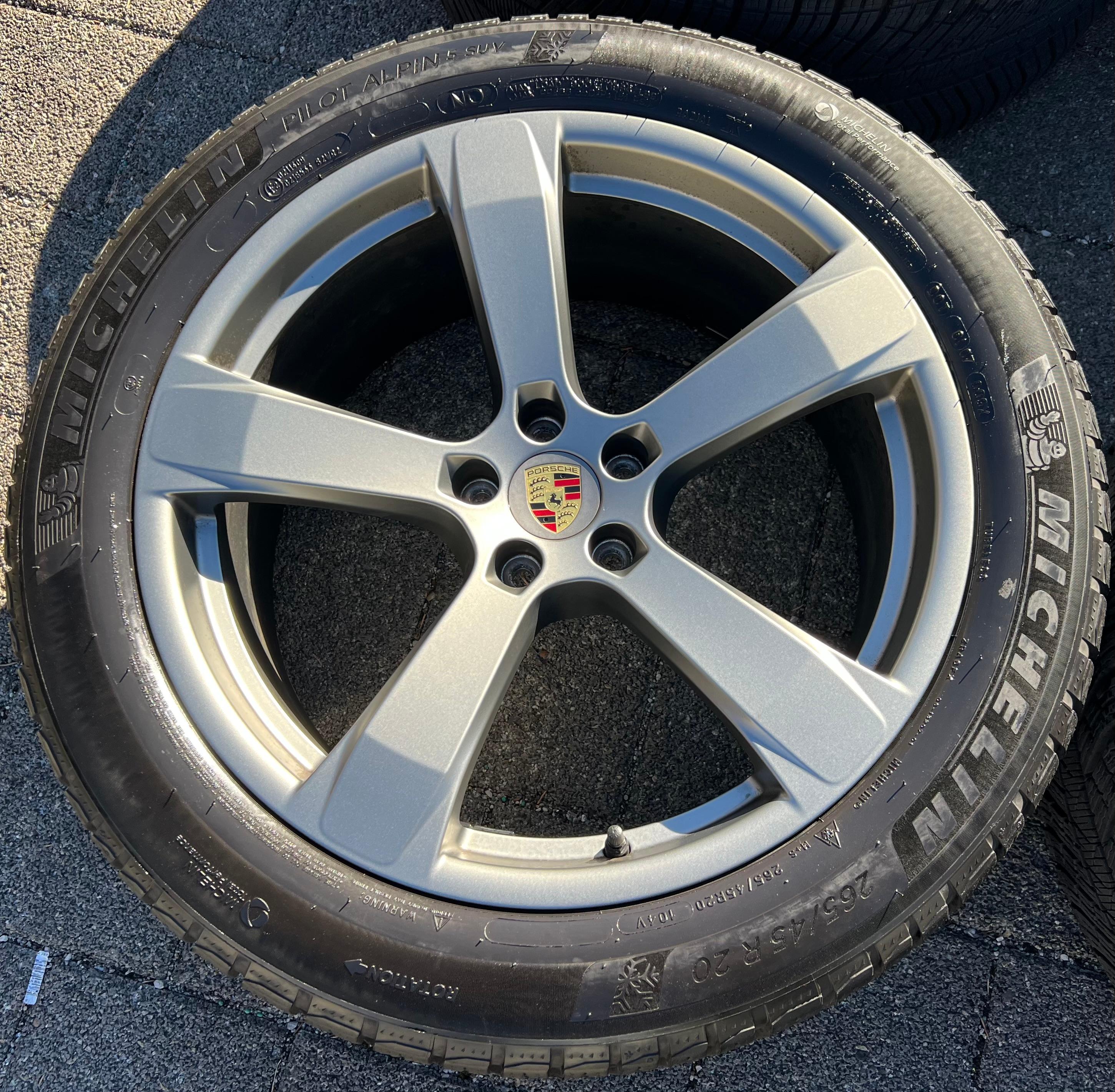4 ORIGINAL 20" ALU WINTERRÄDER PORSCHE MACAN 265/45R20 104V 295/40R20 106V RDKS