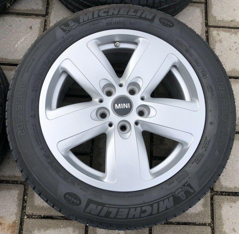 4 ORIGINELE ALUMINIUM ZOMERWIELEN ZOMERBANDEN MINI CLUBMAN F54 RDKS