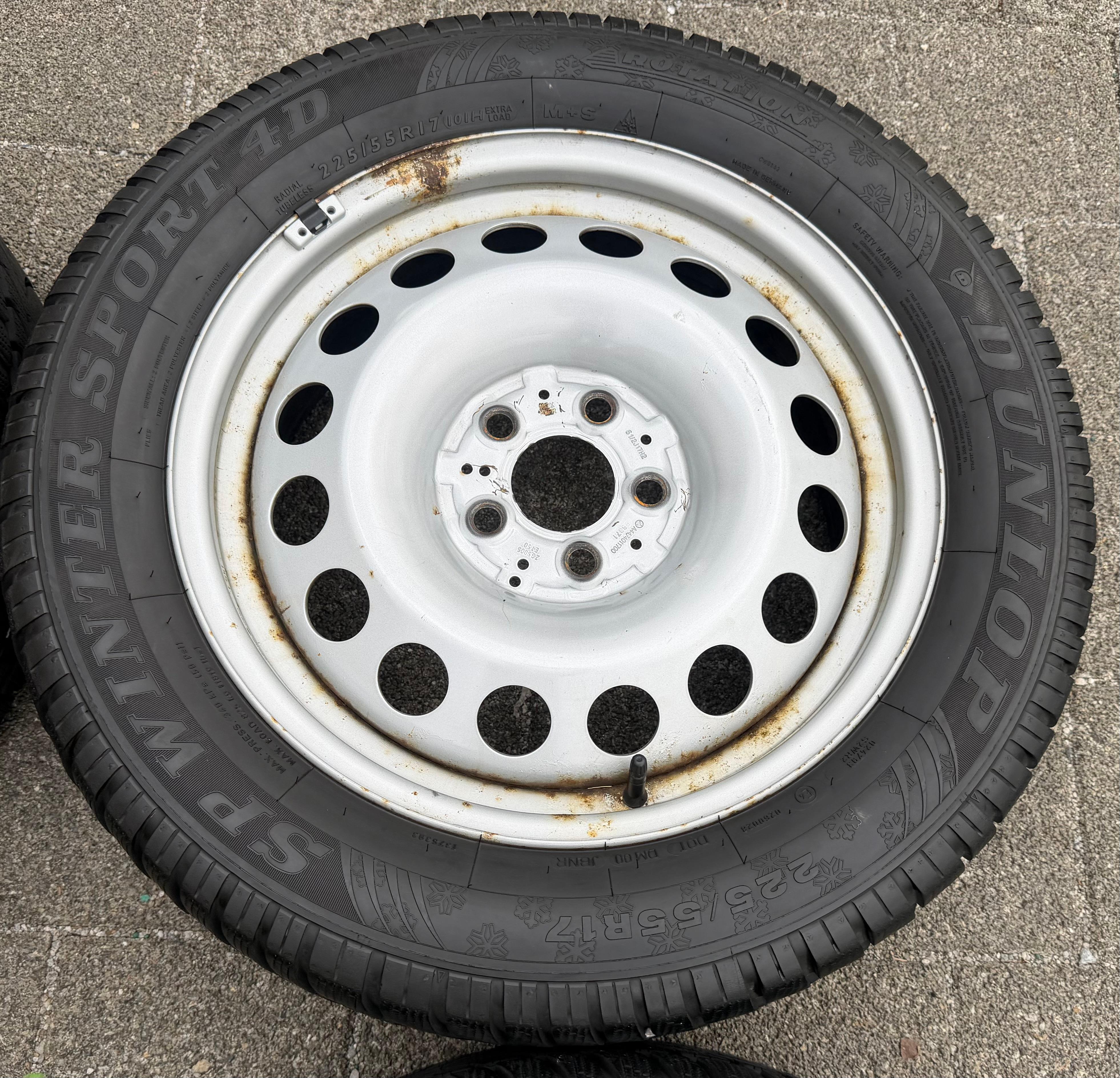 4 Winterräder Mercedes Vito V-Klasse W447 A4474011700 225/55R17 101H RDKS