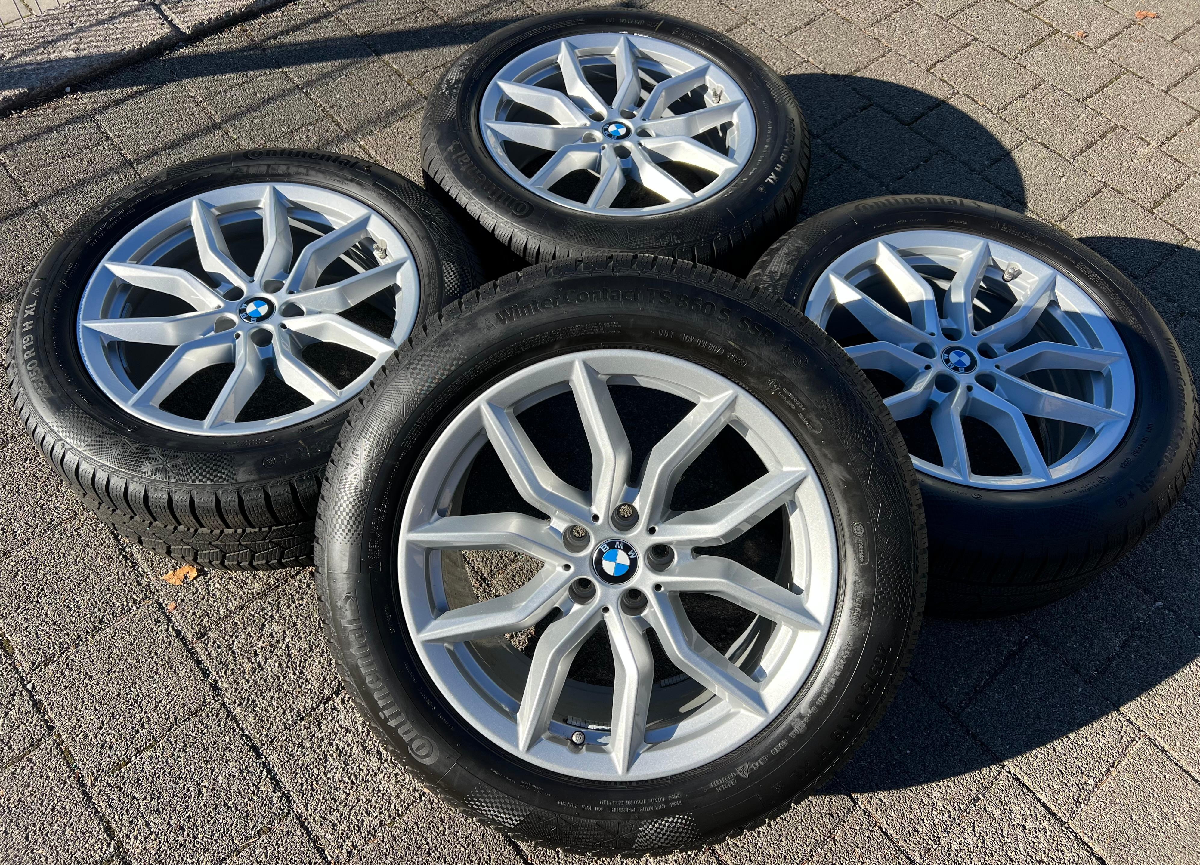 4 ORIGINAL ALU 19" WINTERRÄDER BMW X5 G05 X6 G06 265/50R19 110H RUNFLAT RDKS