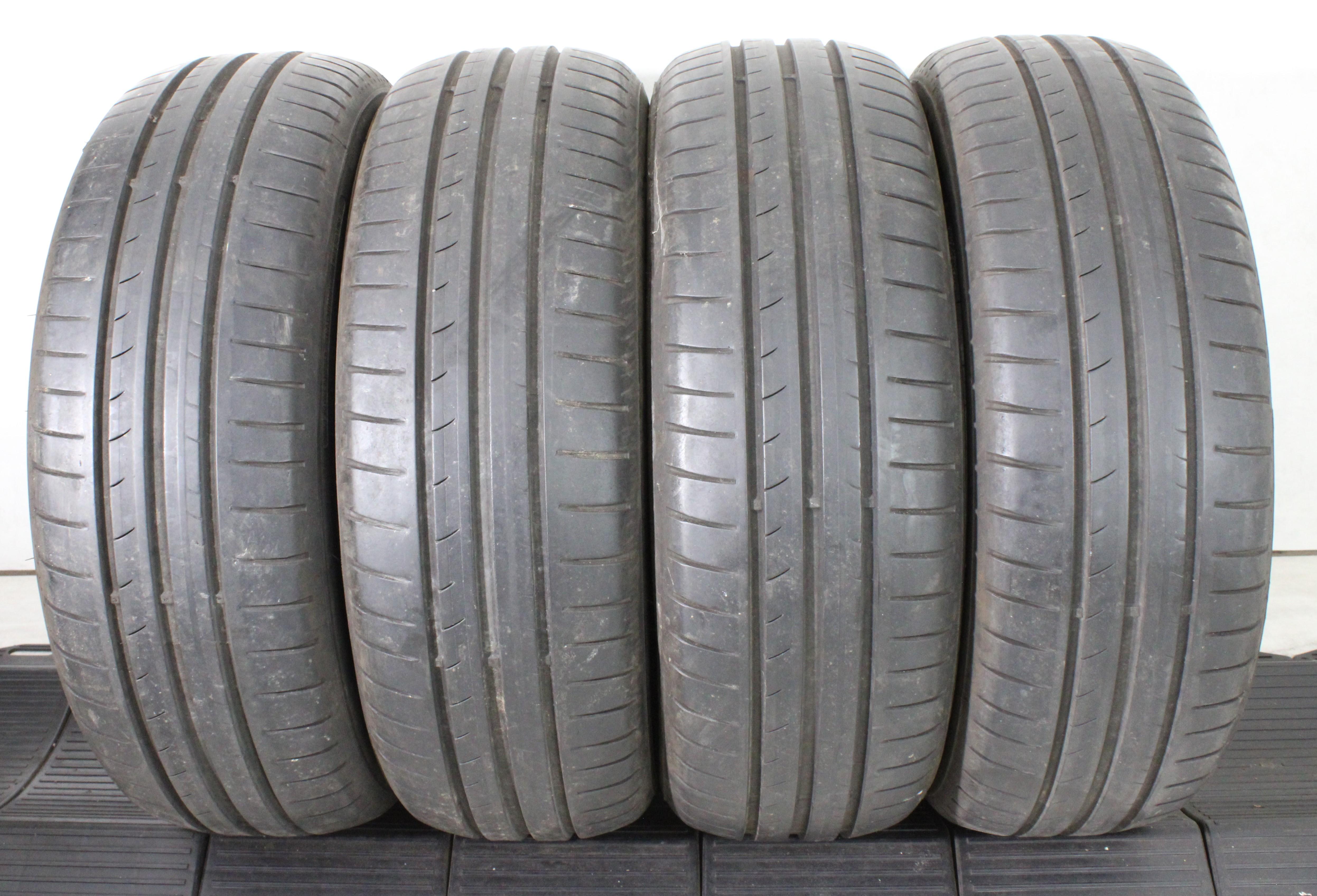 4 x 195/65R15 91H Sommerreifen Dunlop Sport Bluresponse 5-5,5mm 2021