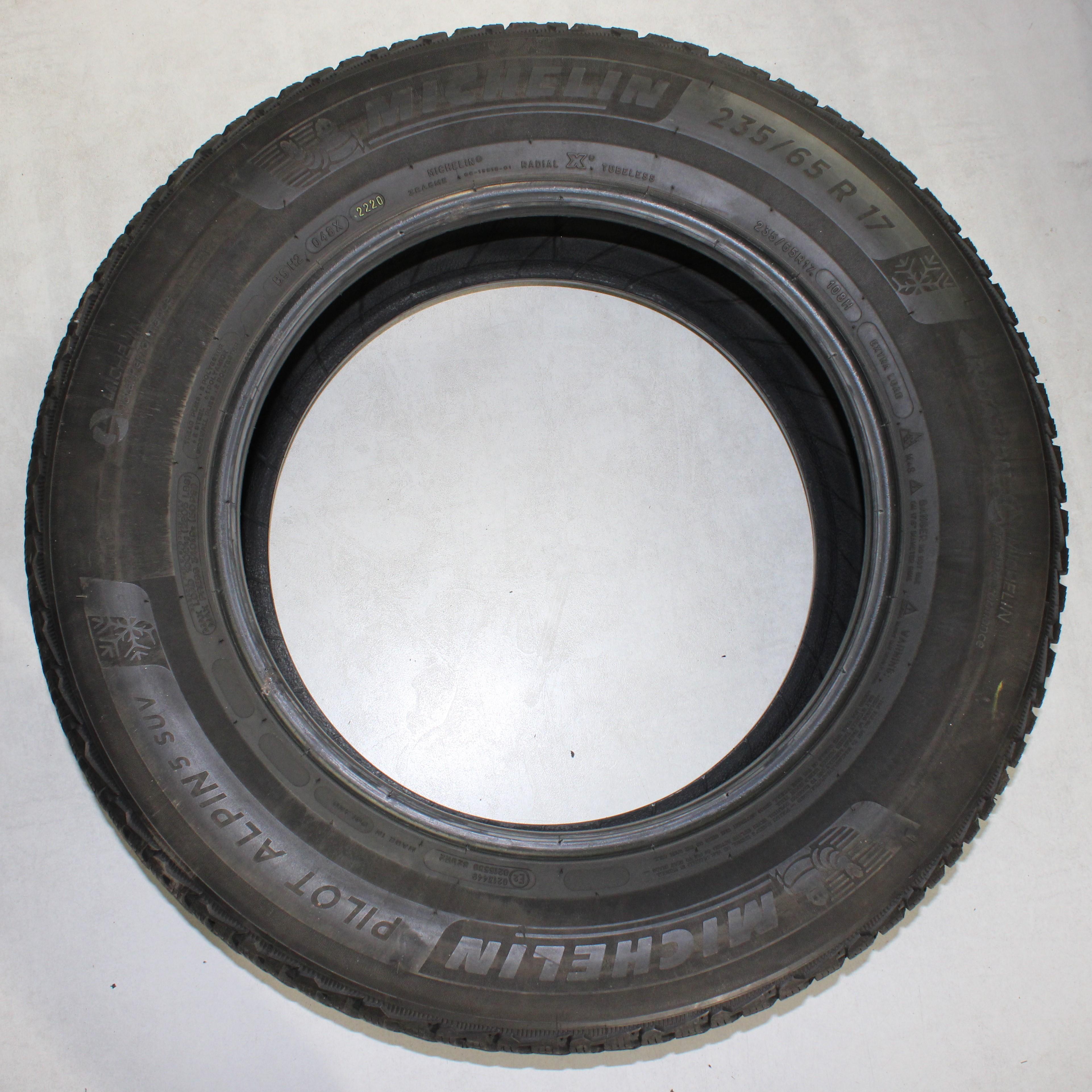 4 x 235/65R17 108H Winterreifen Michelin Pilot Alpin 5 SUV 5,5-6mm 2020 XL