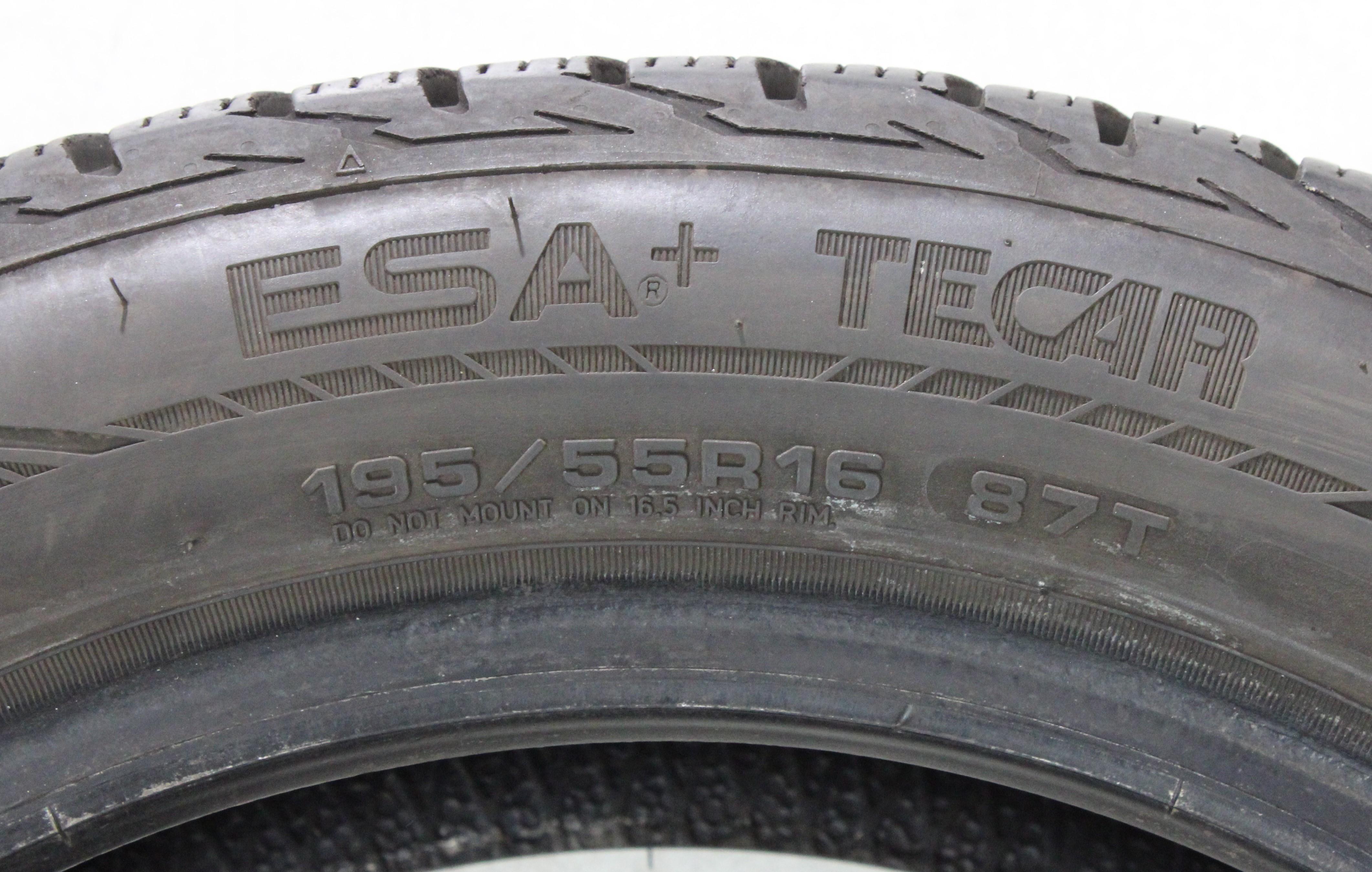 1 x 195/55R16 87T Winterreifen Esa+ Tecar SuperGrip 9 HP 7,5-8mm 2018