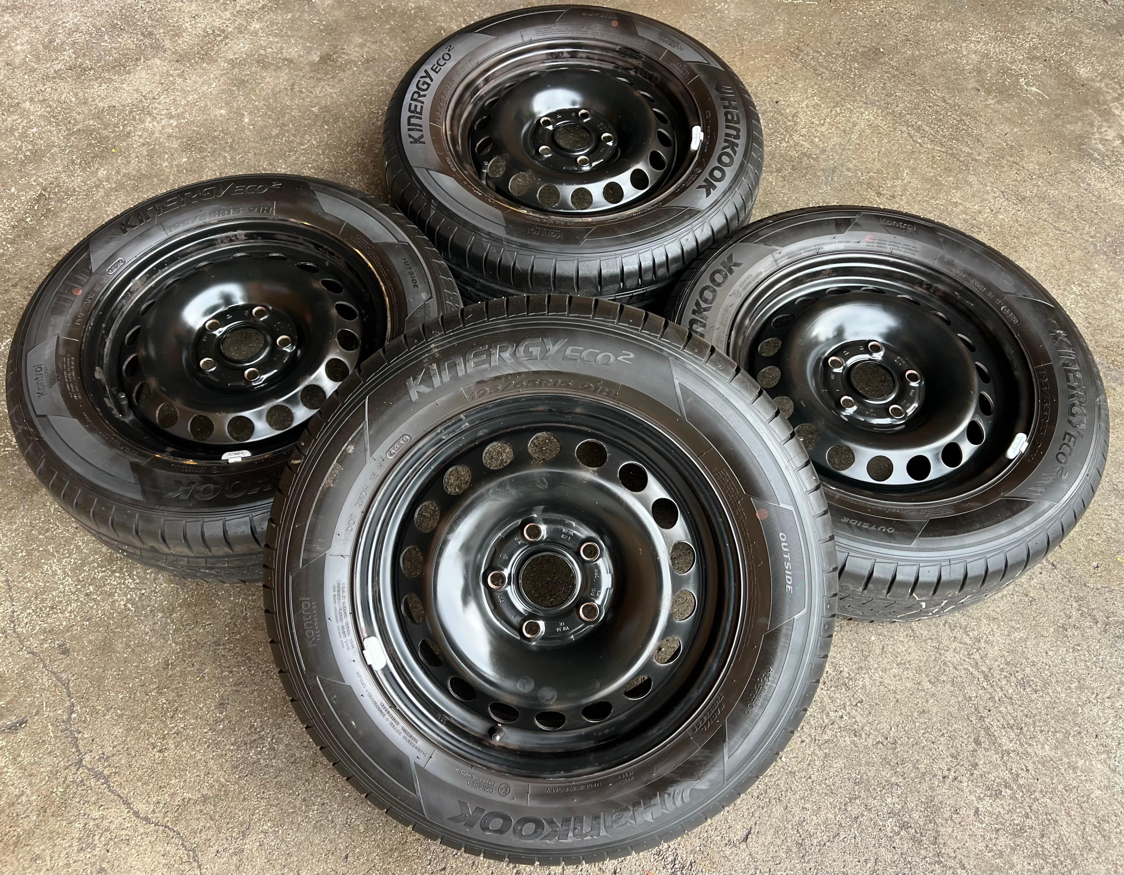 4 SOMMERRÄDER VW GOLF 5 6 TOURAN SKODA OCTAVIA 1Z SEAT LEON 1P 195/65R15 91H