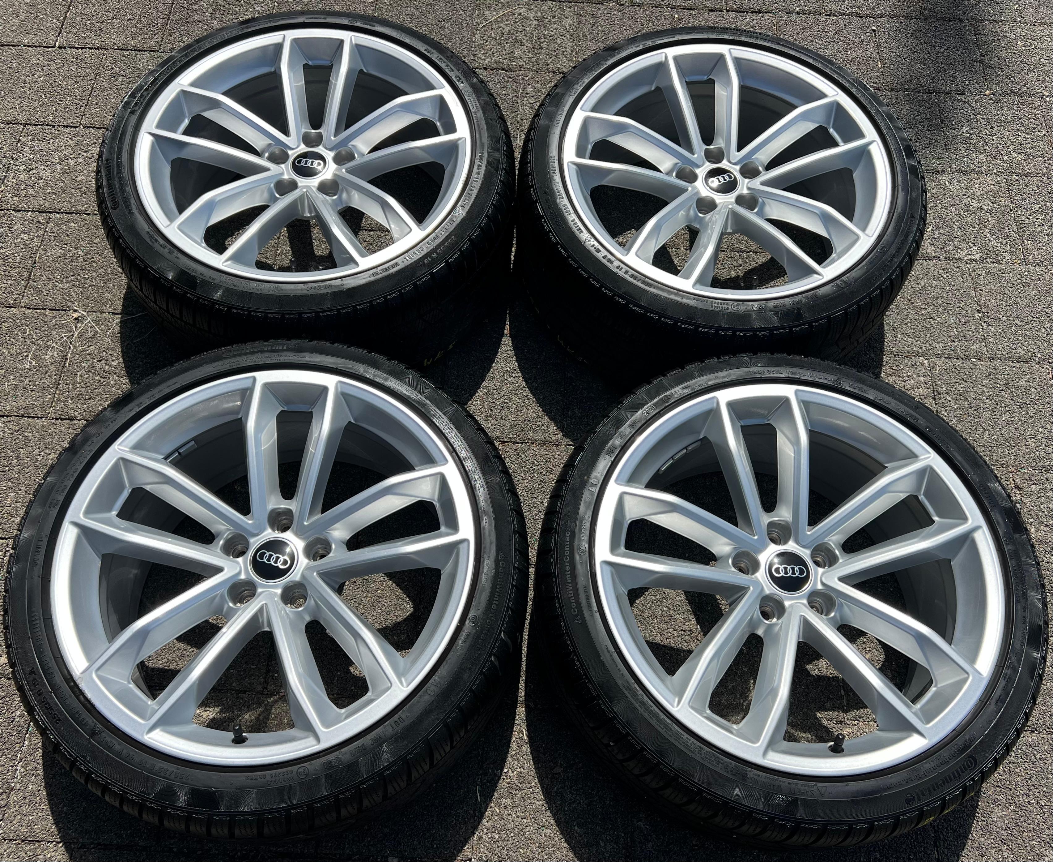 4 ORIGINAL 19" ALU WINTERRÄDER AUDI A5 S5 8W F53 F57 255/35R19 96V 8W0601025DG