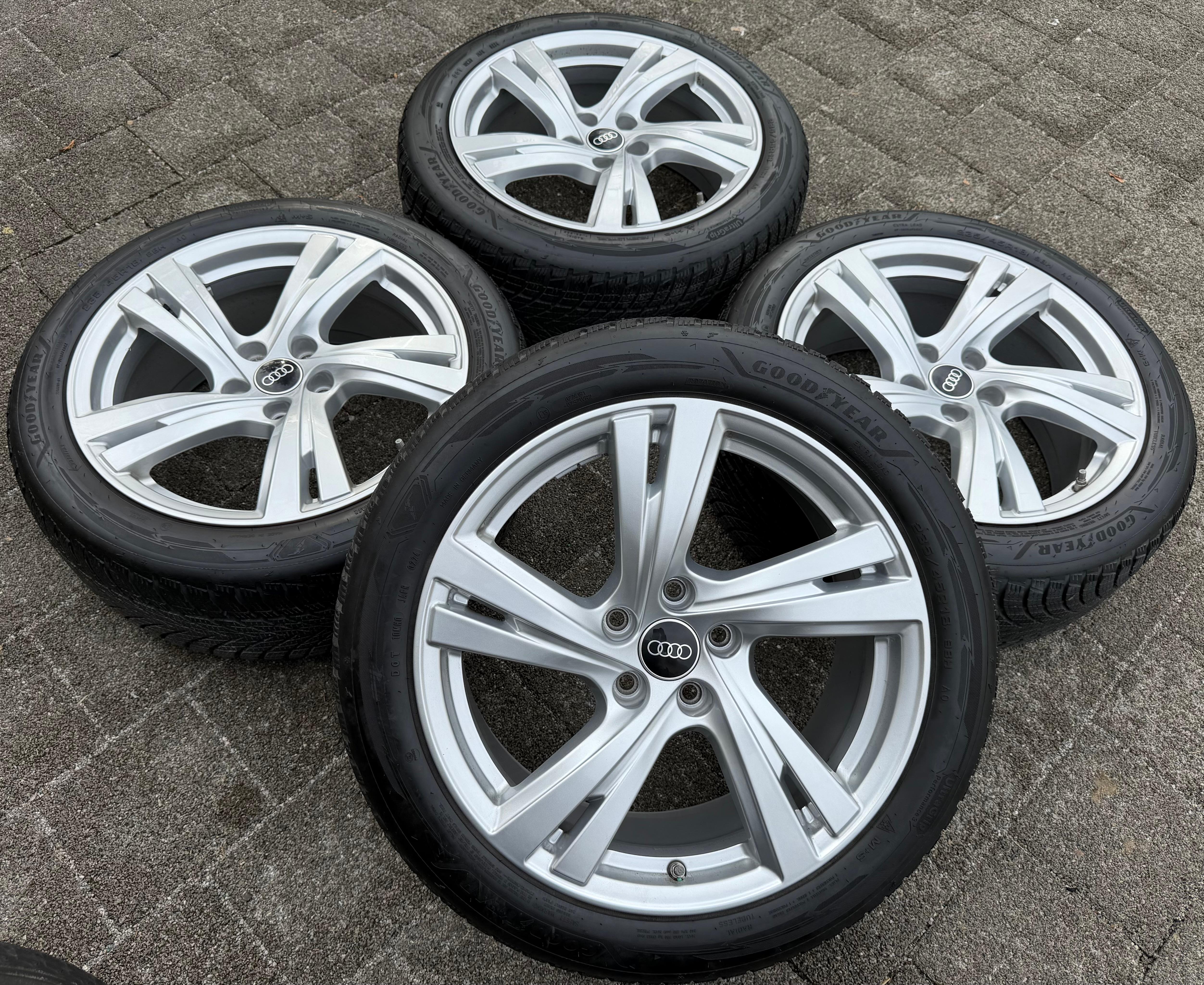 4 RUEDAS DE ALEACIÓN ORIGINALES DE INVIERNO DE 18" PARA AUDI A5 S5 FU2 B10 8B3601025C 235/45R18 98H 2024