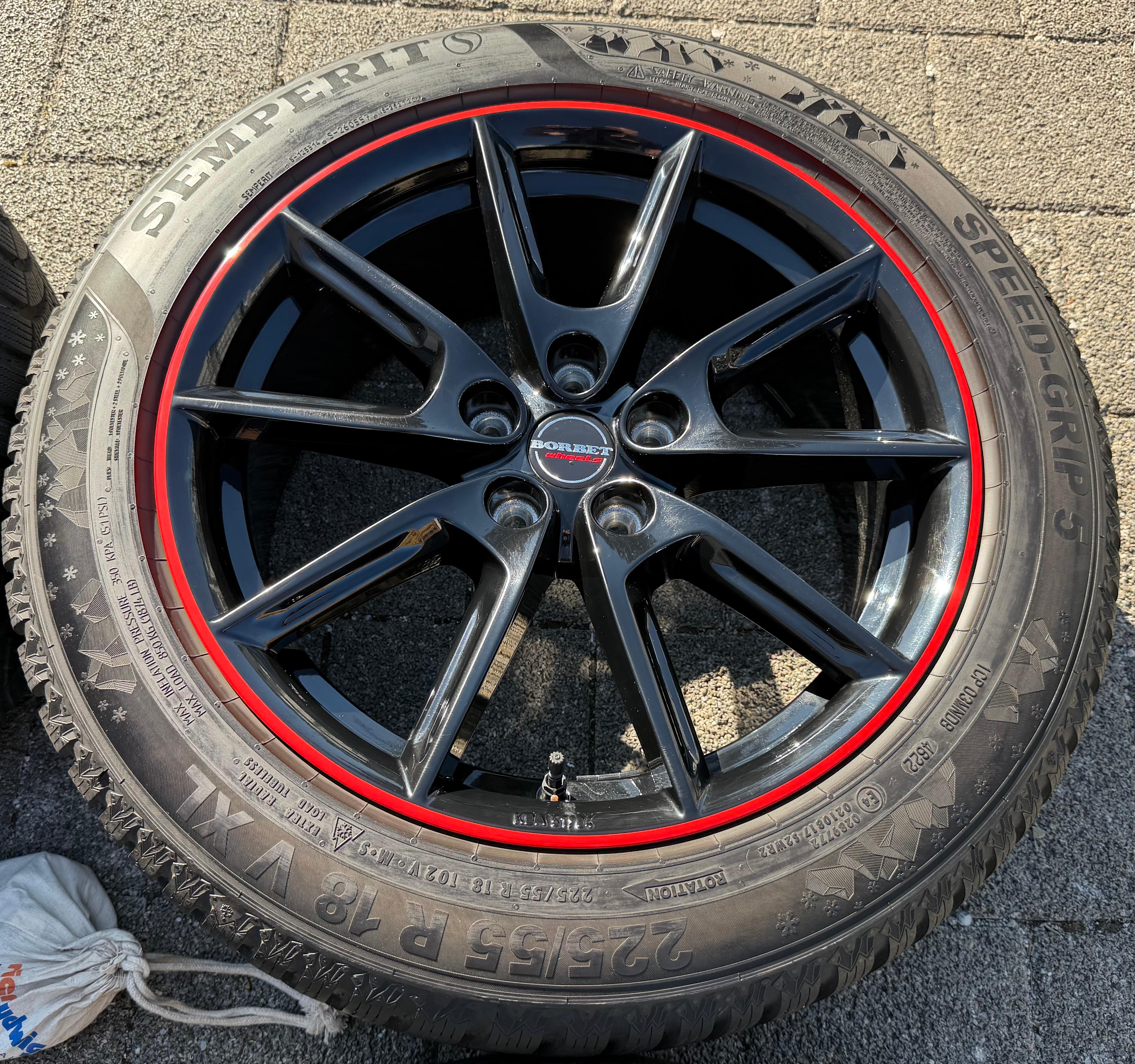 4 Alu 18" Winterräder Mercedes EQB X243 GLA F2A H247 GLB F2B 225/55R18 102V RDKS