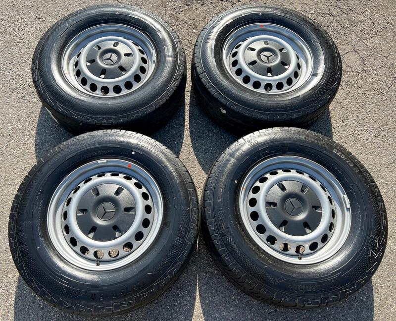 4 SOMMERRÄDER MERCEDES SPRINTER W907 225/75R16C 121/120R CONTINENTAL 2021 TOP