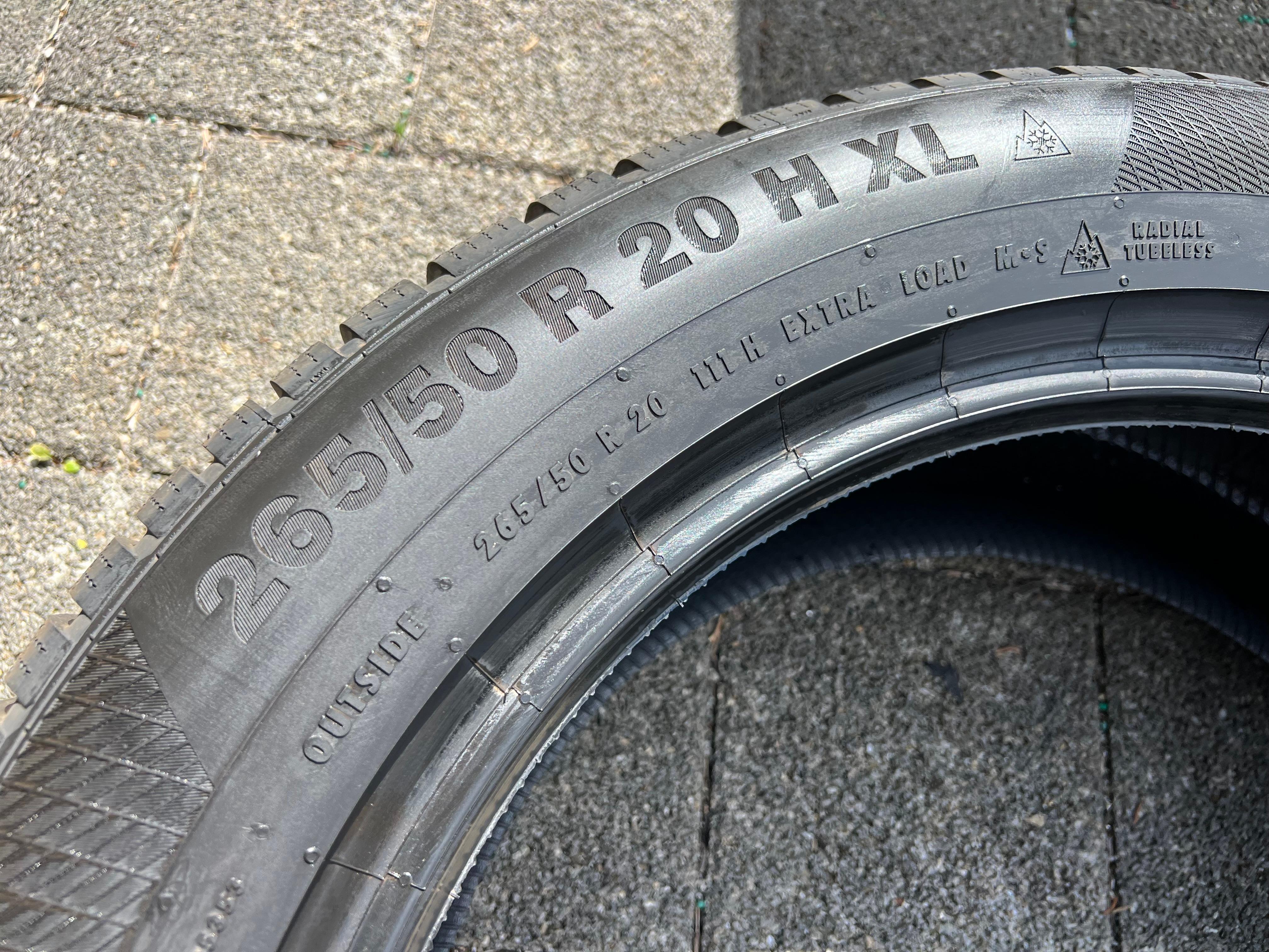 1 x 265/50R20 111H Winterreifen Continental Winter Contact TS850P 2022 AO NEU Freihaus