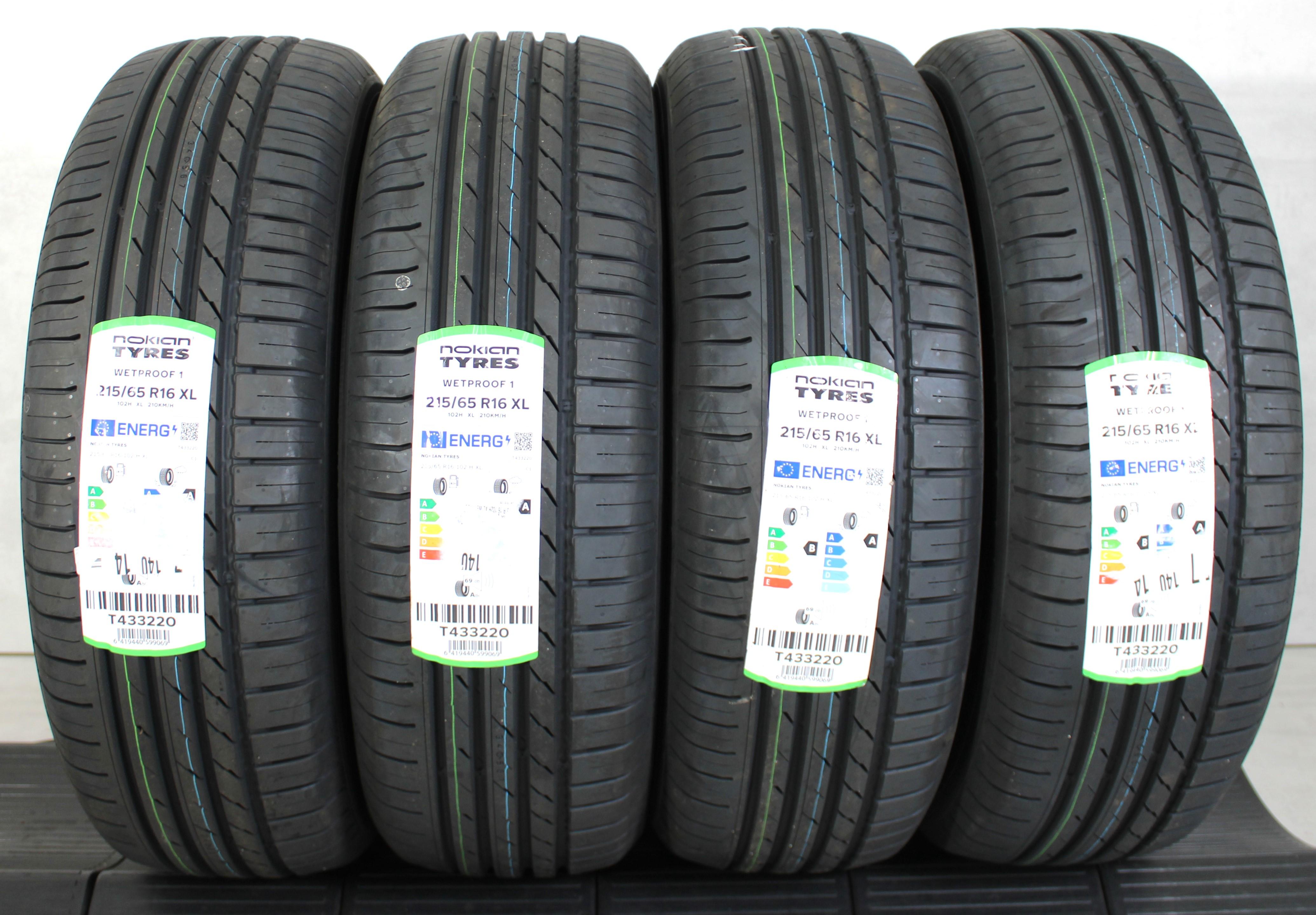 4 x 215/65R16 102H Neumáticos de verano Nokian Wetproof 1 2023