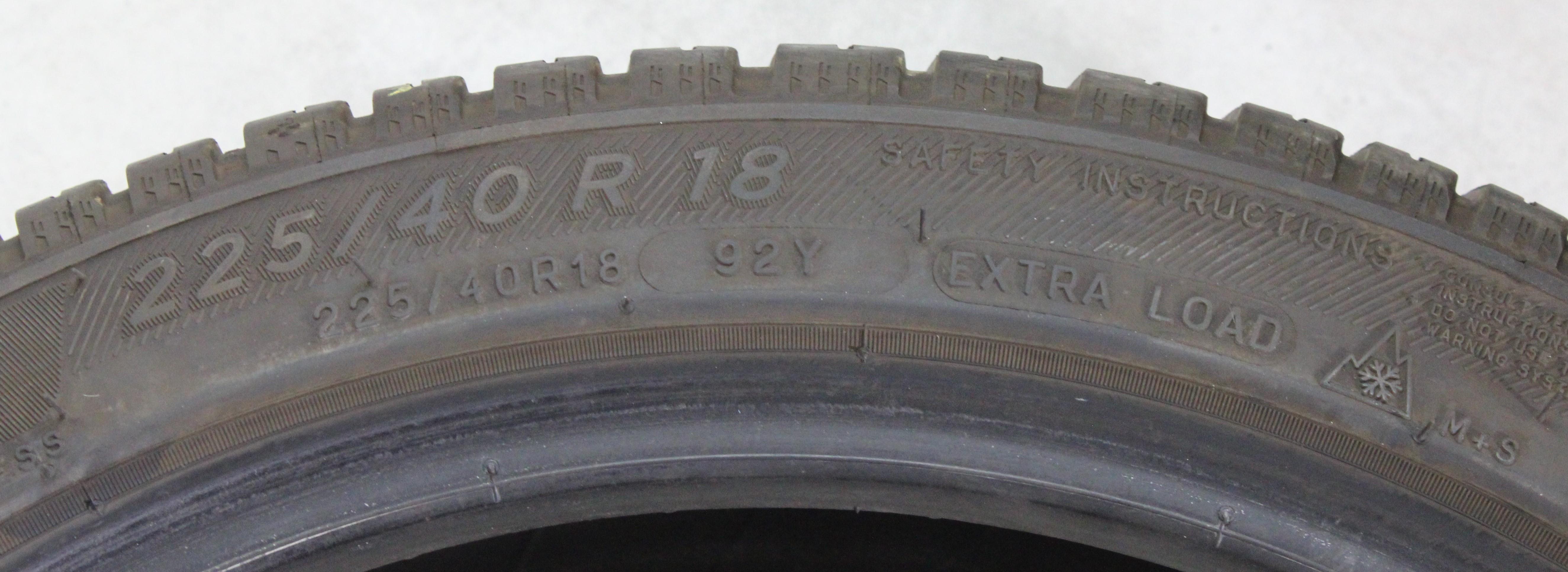 1 x 225/40R18 92Y Ganzjahresreifen Michelin Cross Climate ZP + 6,5mm 2024 XL