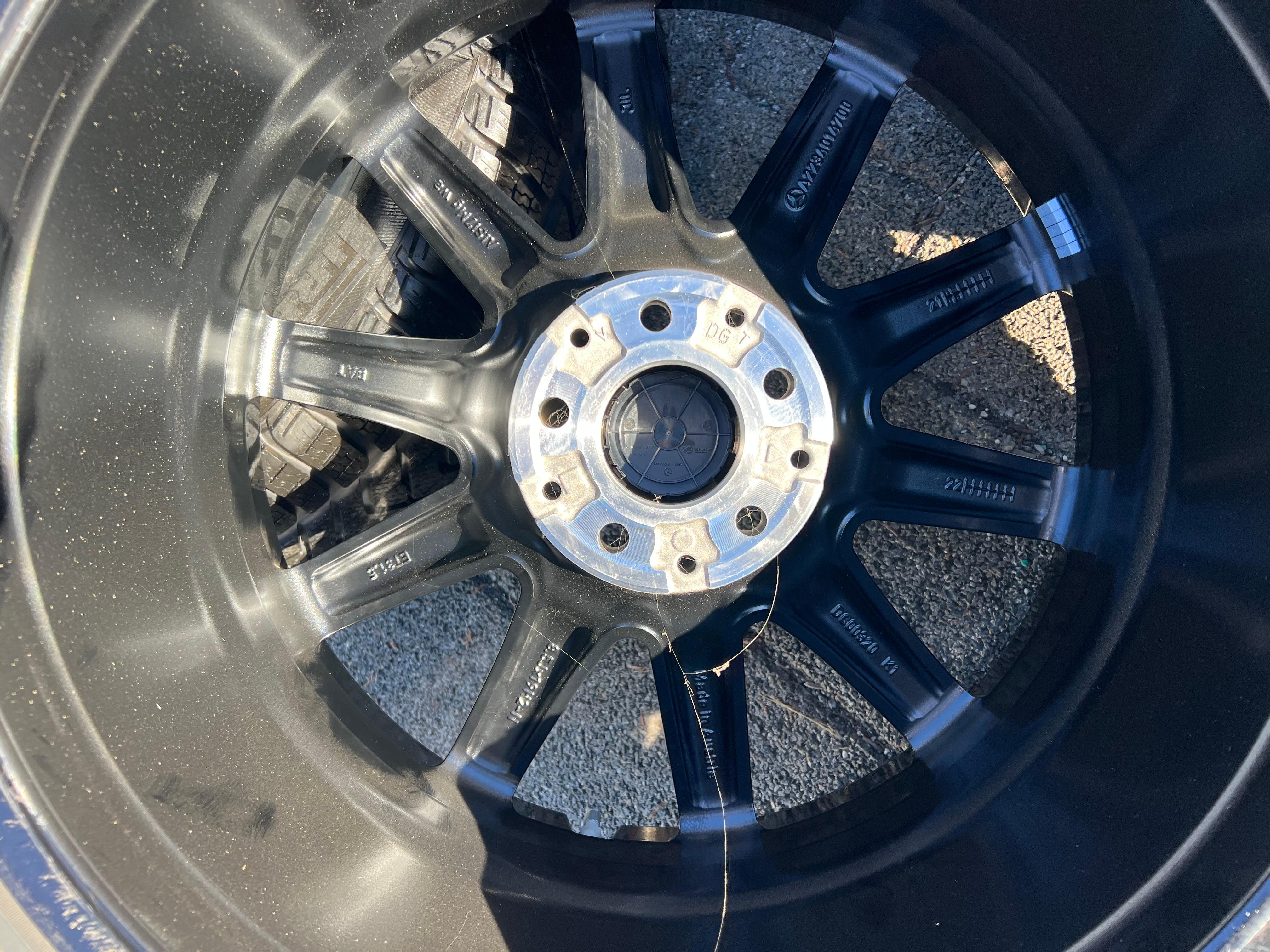 4 cerchi invernali originali in lega da 19" per Mercedes Classe S V223 W223 A2234014700 255/45R19 104V Pirelli