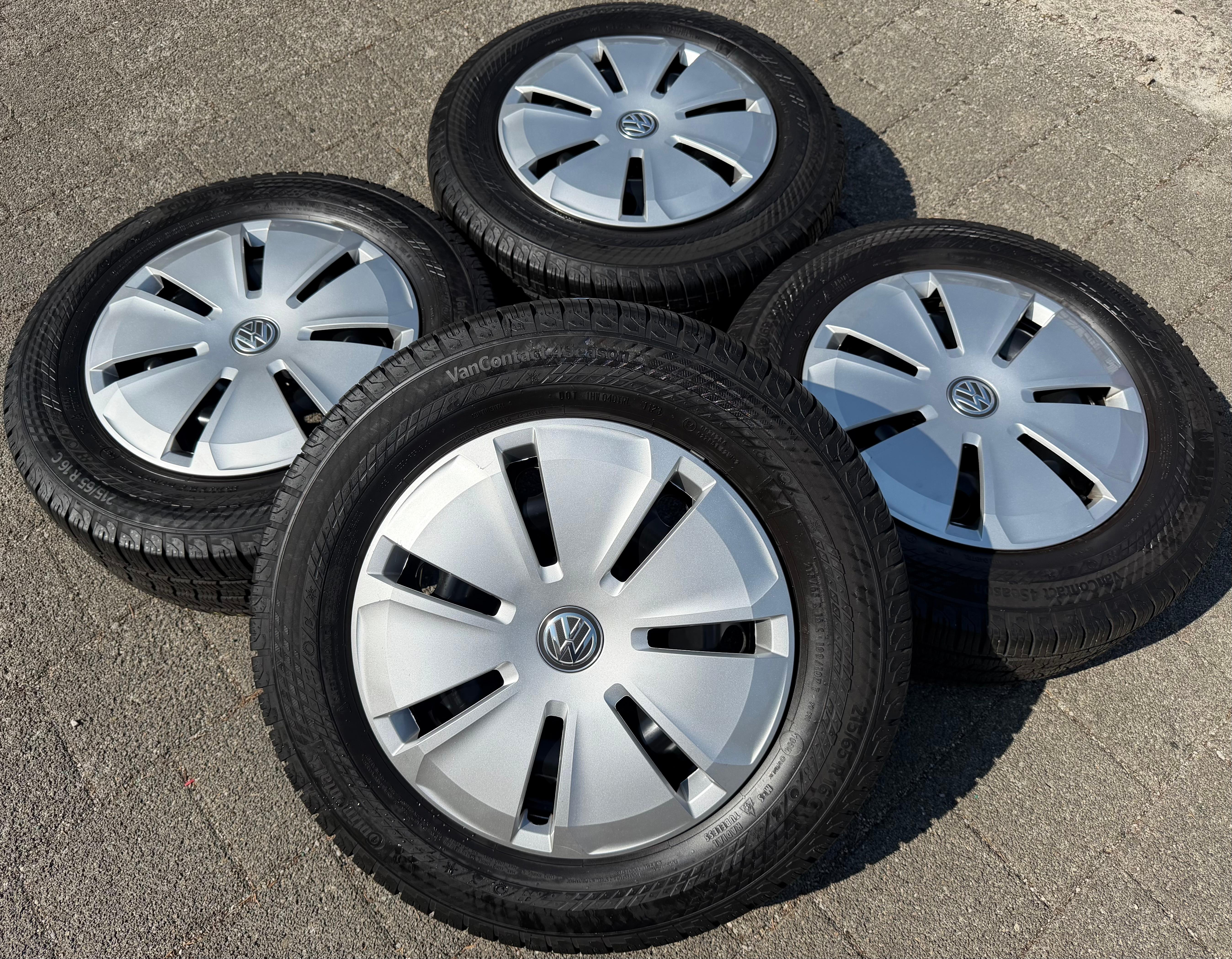 4 Allwetterräder VW Bus T5 T6 215/65R16C 109/107T Continental 2023 M+S