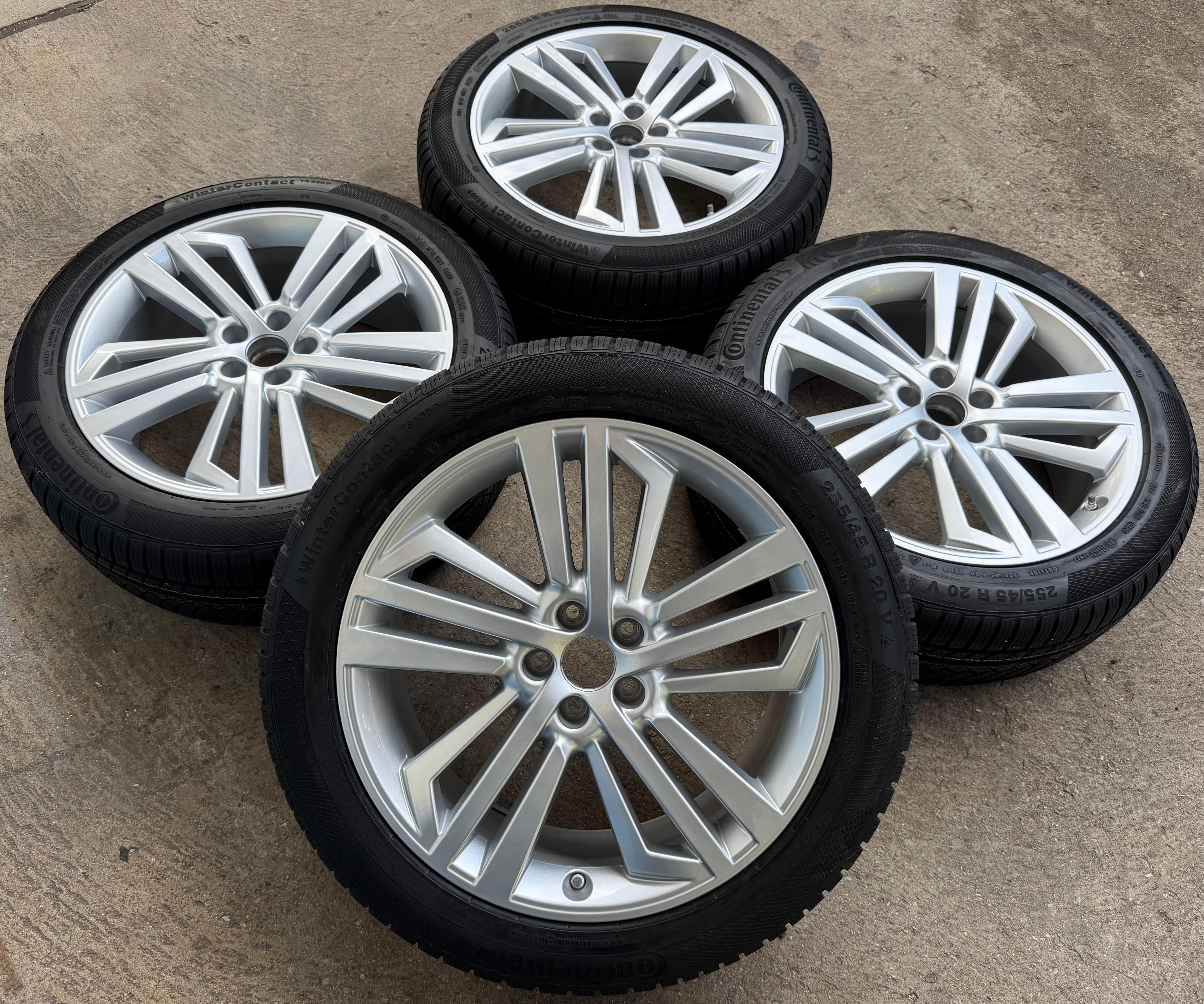 4 Original 20" Alu Winterräder AUDI Q5 SQ5 FY 80A601025L 255/45R20 101V Continental NEU