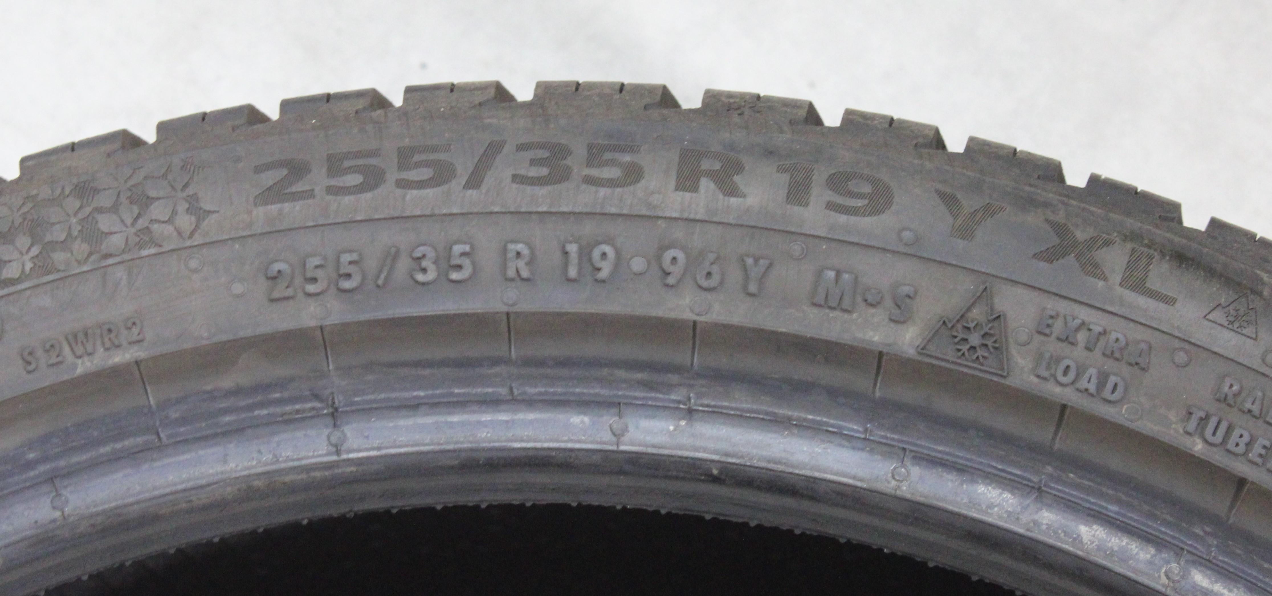 2 x 225/40R19 93Y 2 x 255/35R19 96Y Ganzjahresreifen Continental AllSeason Contact 2 6,5-7mm 2025 XL