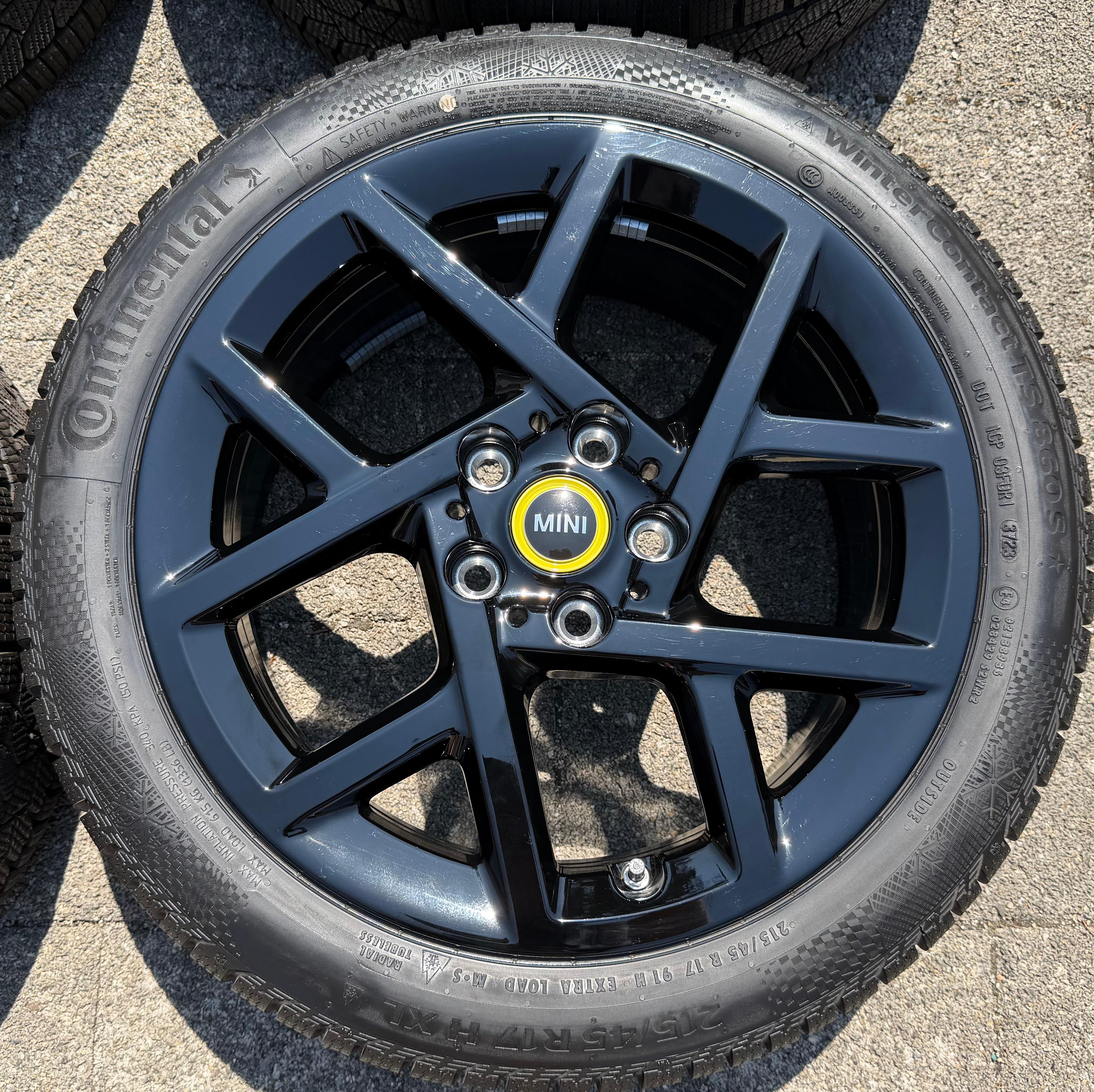 4 Original 17" Alu Winterräder Mini F65 F66 F67 Sprint Spoke 907 2023 Continental
