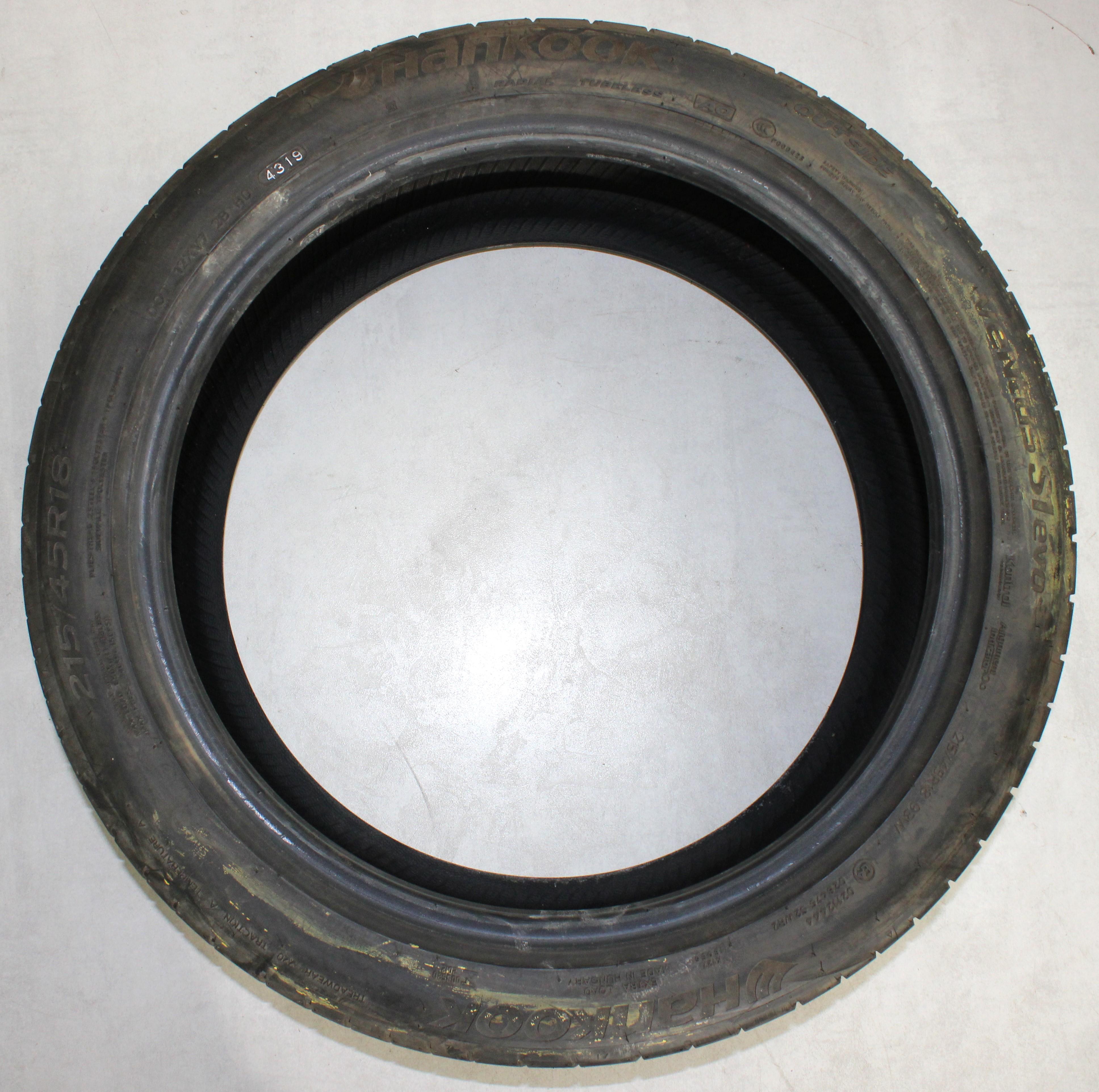 4 neumáticos de verano Hankook Ventus S1 Evo 3 AO 215/45R18 93W, con dibujo completo, 2019