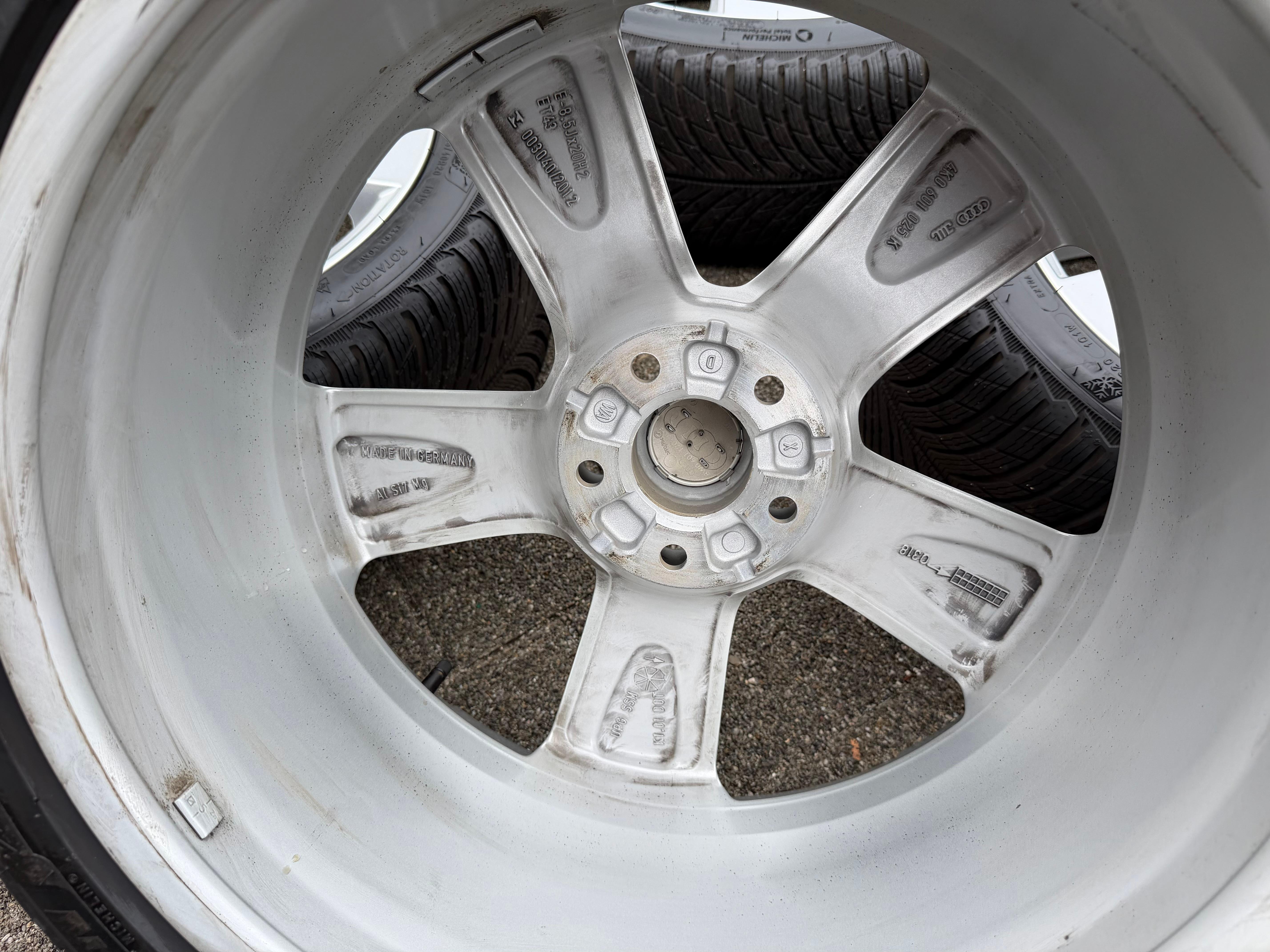 4 roues hiver complètes en aluminium d’origine 20" Audi A6 S6 C8 4K0601025K 255/40R20 101W Michelin Alpin