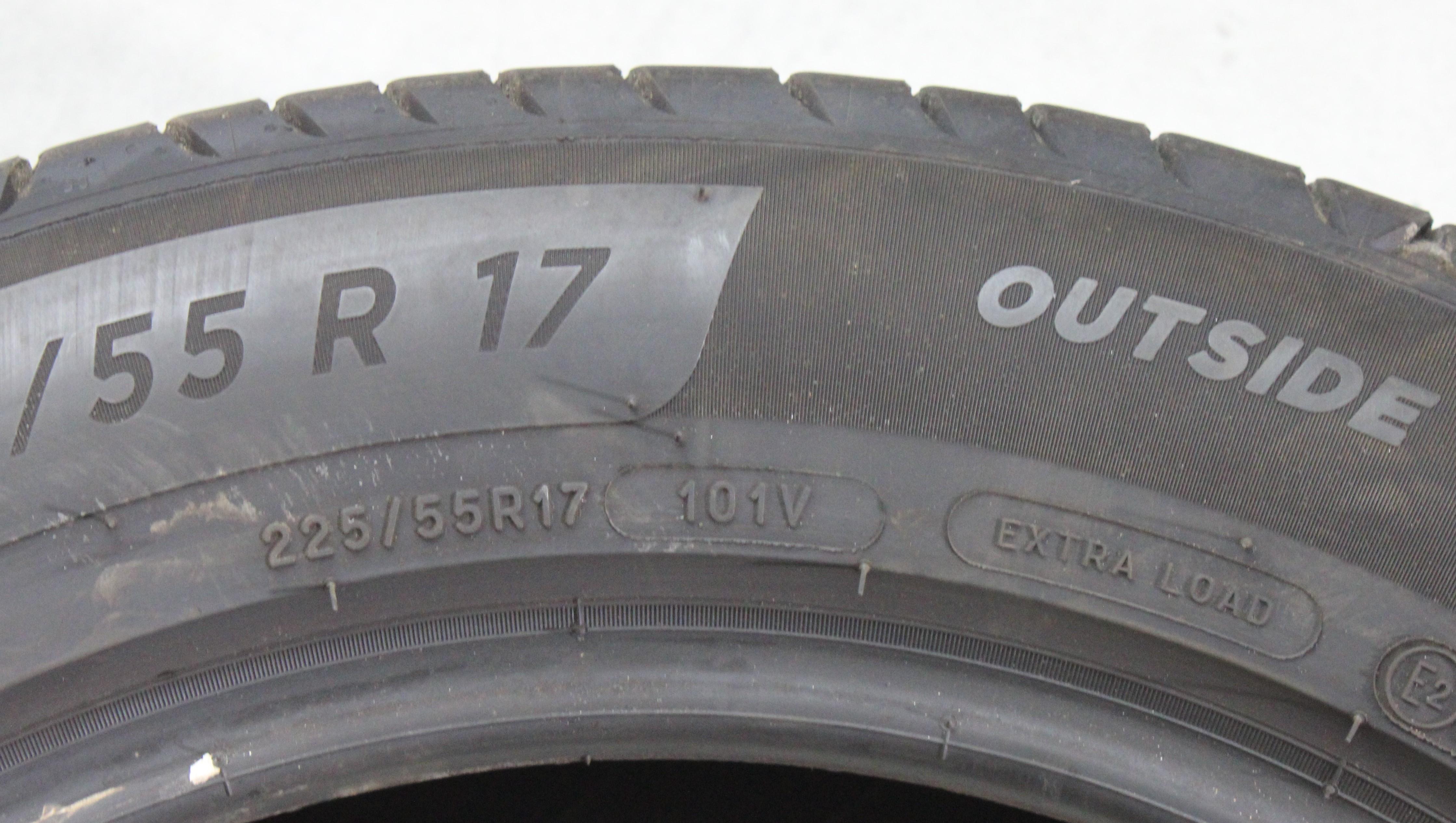 4 x 225/55R17 101V Sommerreifen Michelin Primacy 4 S1 6mm 2025 XL