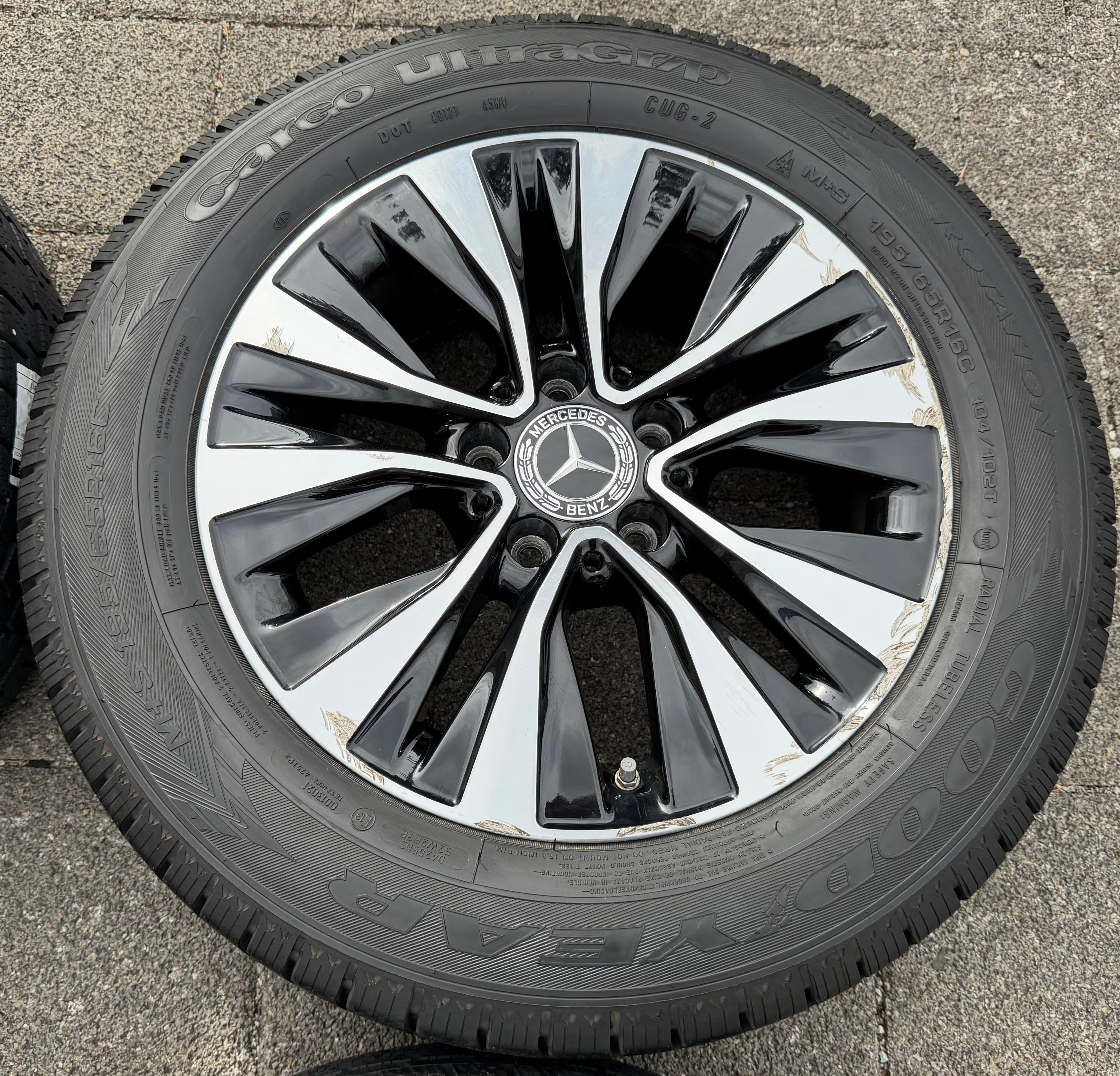 4 ORIGINAL 16" ALUFELGEN MERCEDES A-KLASSE W177 B-KLASSE W247 CLA W118 A1774010000 RDKS