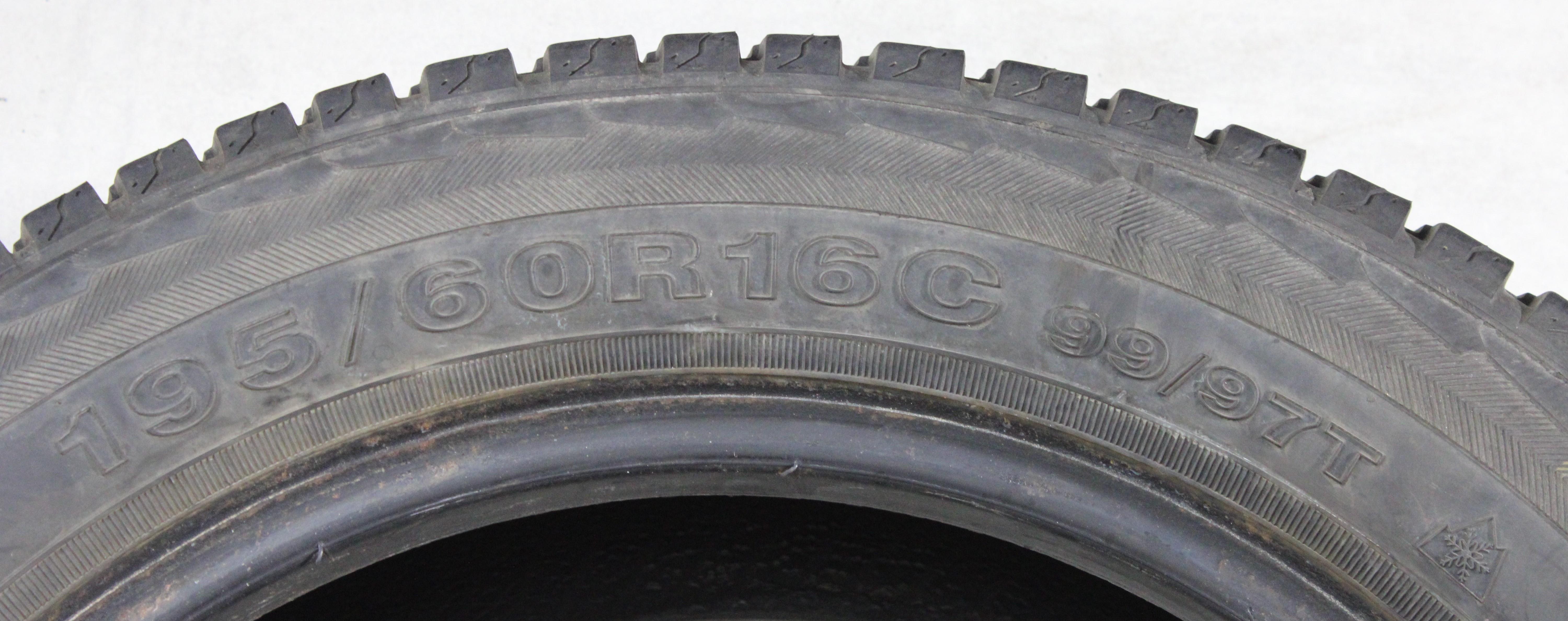 2 x 195/60R16C 99/97T Winterreifen Goodride SW612 1x5,5-6mm/1x6,5mm 2016