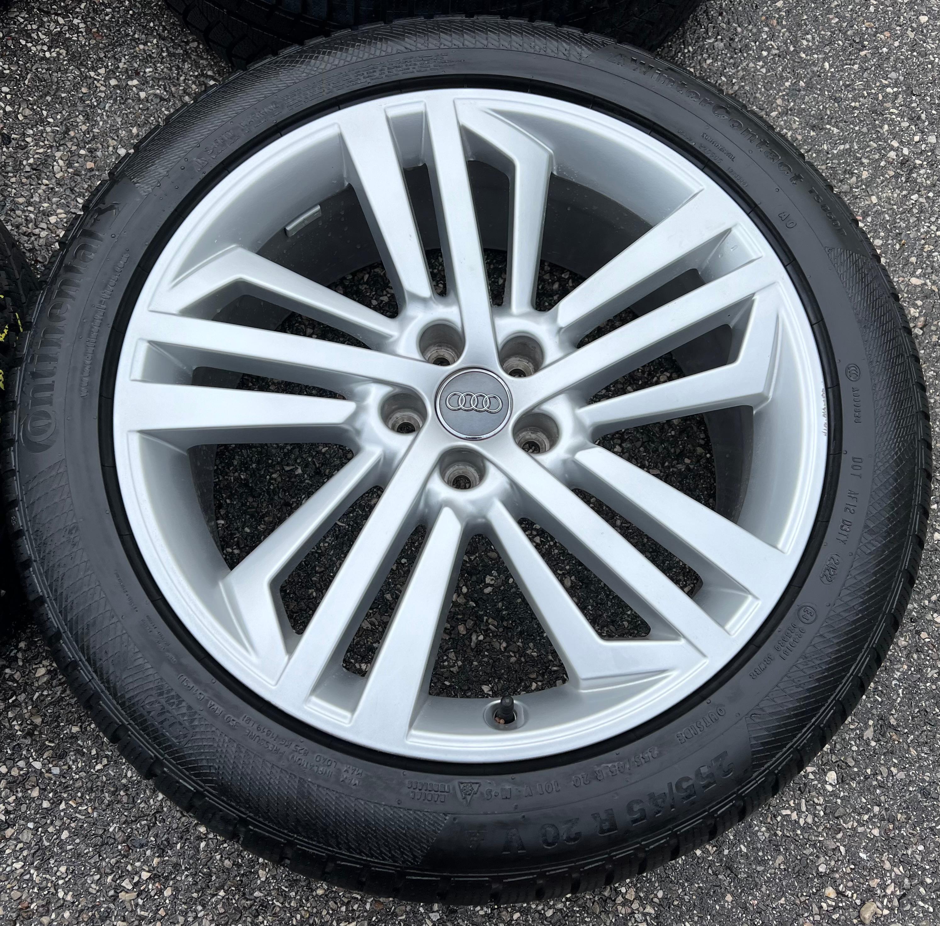 4 ROUES D'HIVER ORIGINALES 20" EN ALUMINIUM AUDI Q5 SQ5 FY 80A601025L 255/45R20 101V DOT 2022