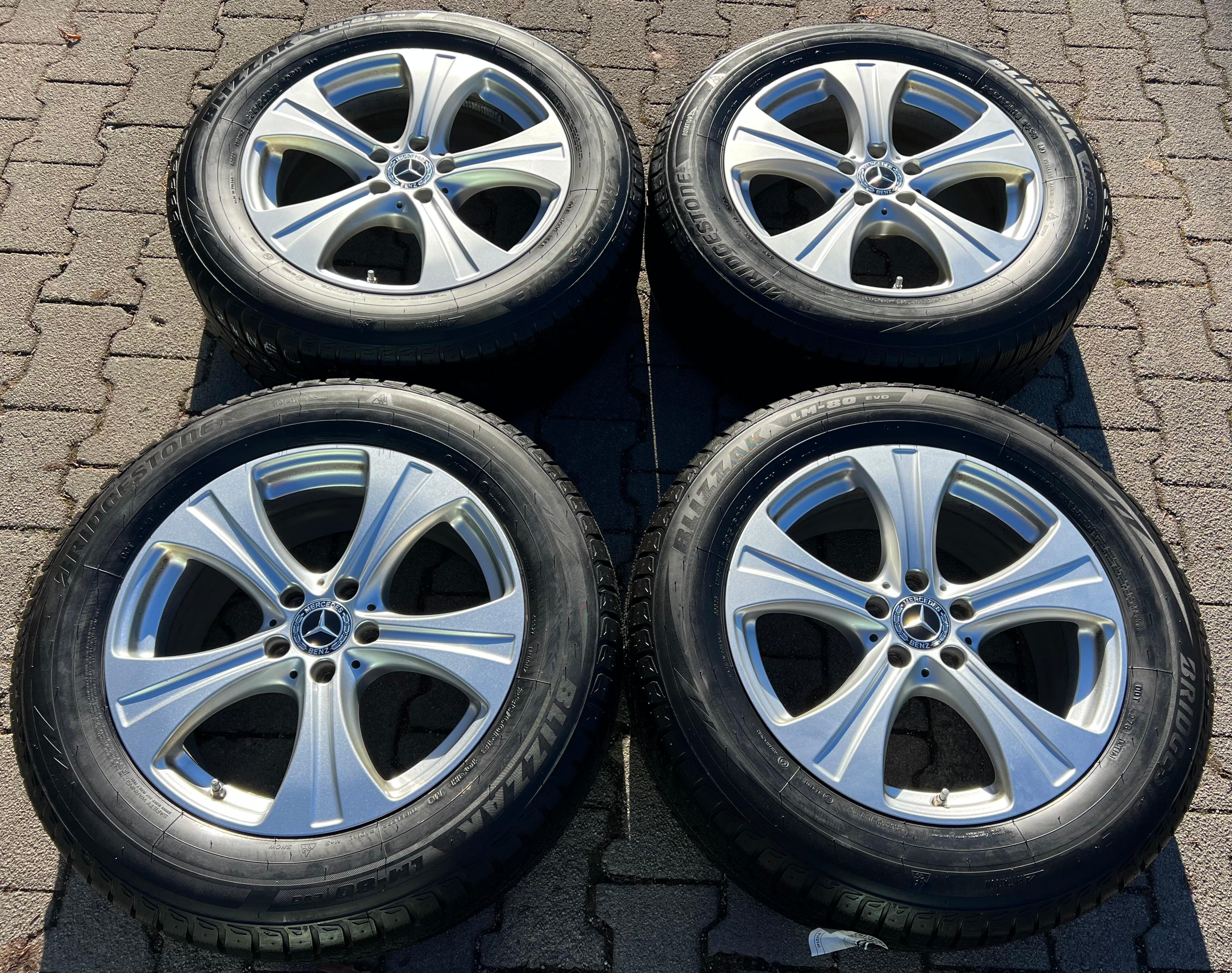 4 ORIGINAL ALU 18" WINTERRÄDER MERCEDES GLC X253 C253 235/60R18 103H RDKS