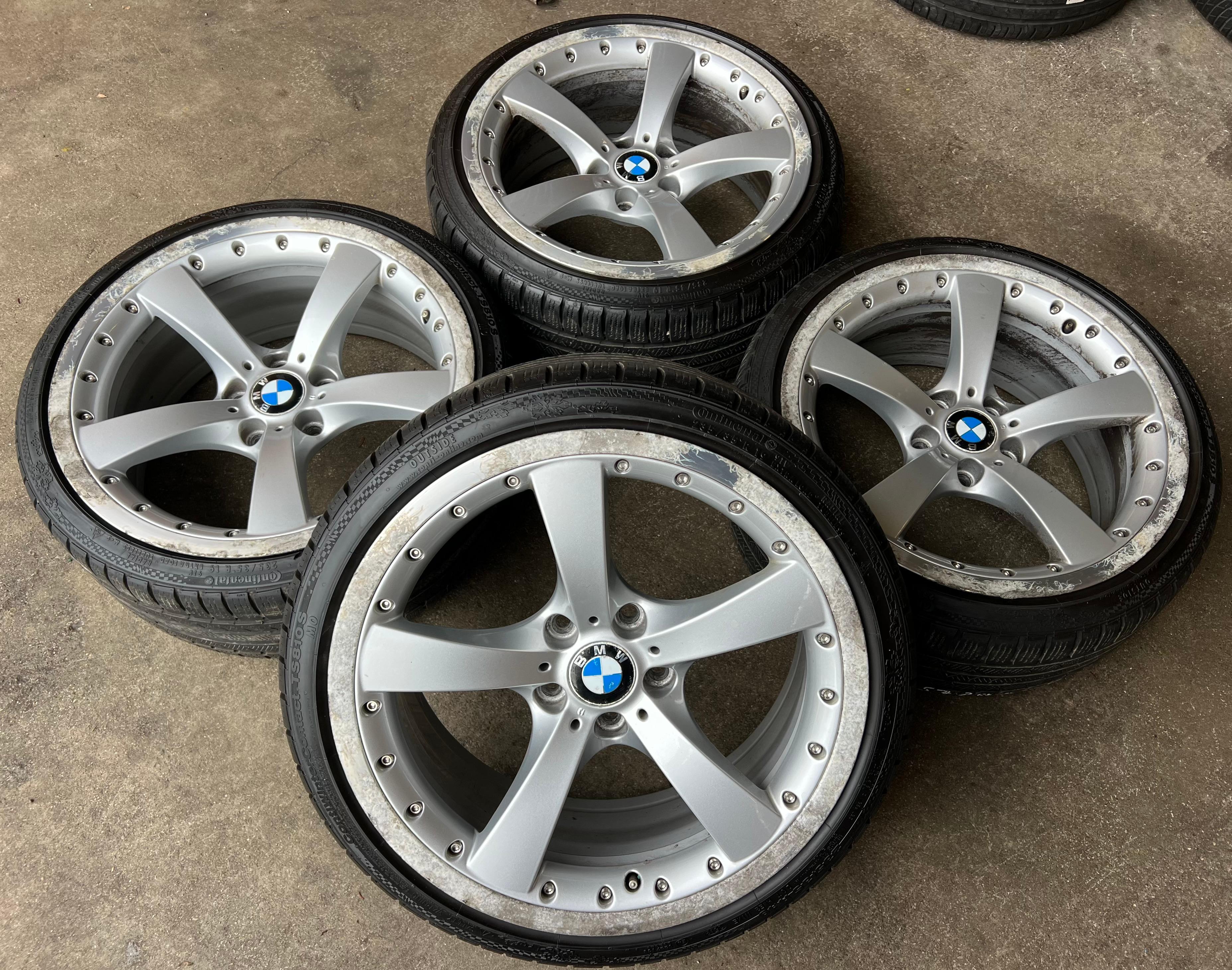 4 ORIGINAL 19" ALUFELGEN BMW 5ER REIHE E60 STYLING 179 6774006 FREIHAUS