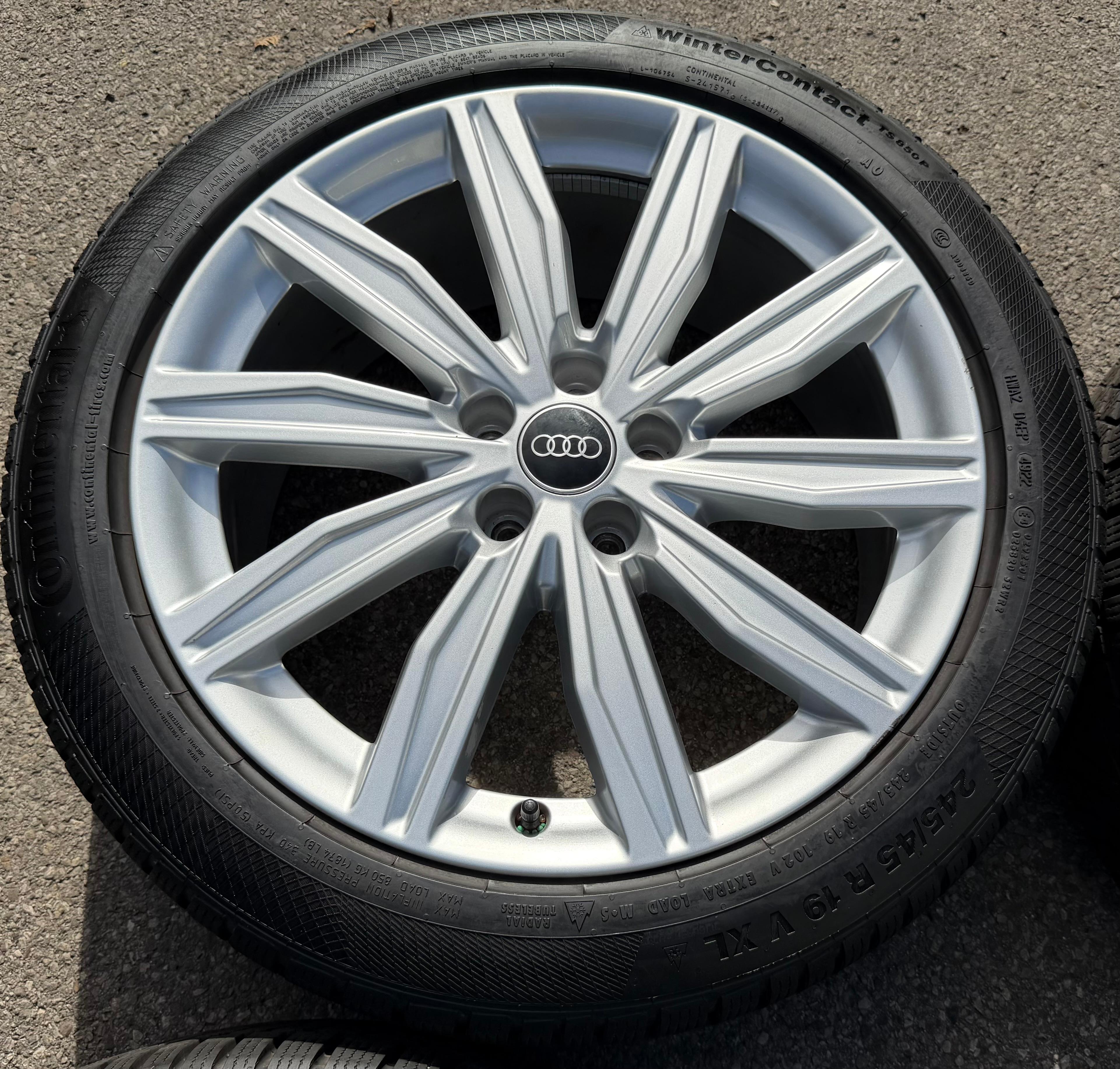 4 ruedas de invierno de aleación originales de 19" Audi A6 S6 C8 4K F2 4K0601025DS 245/45R19 102V 2022