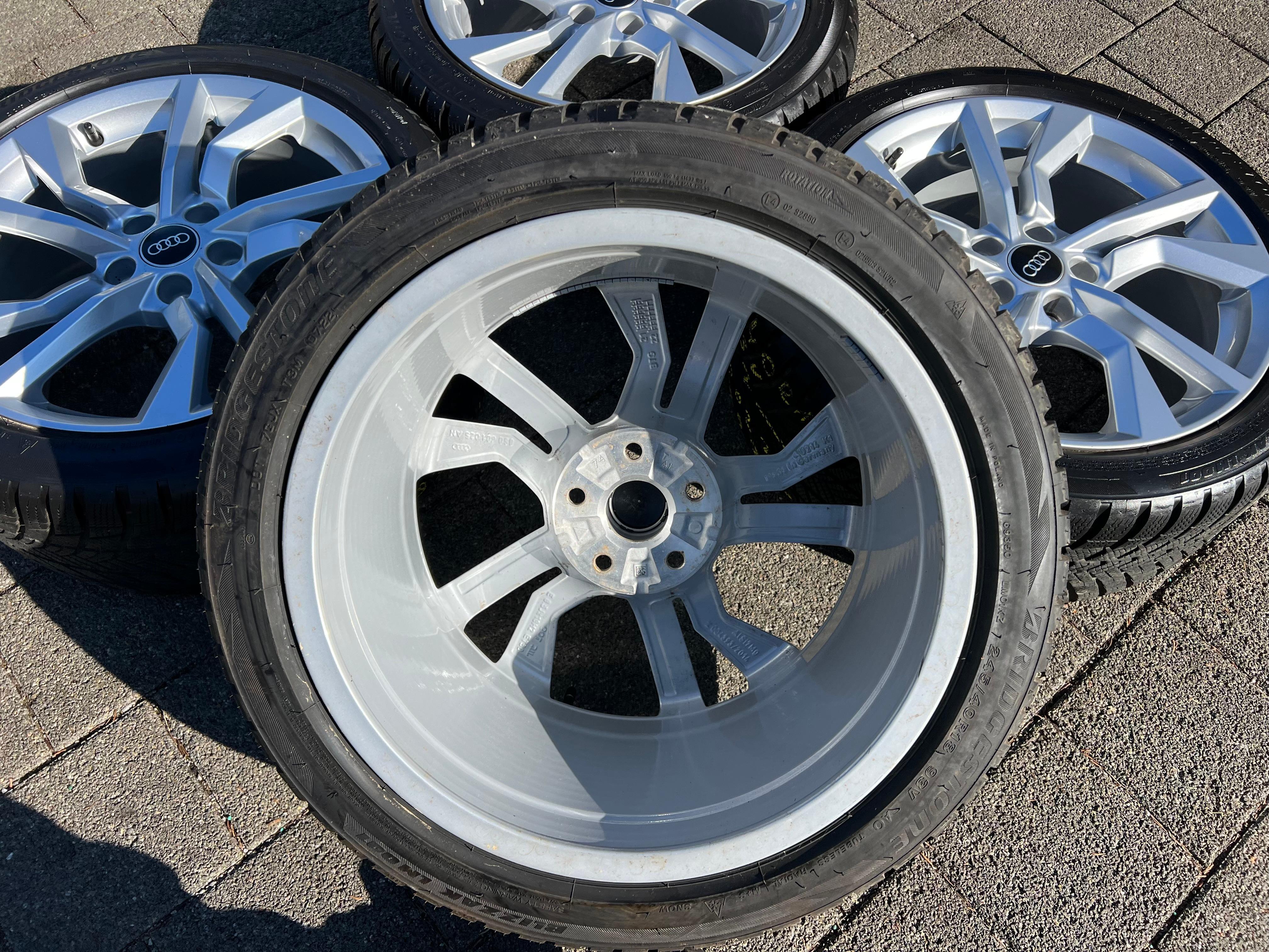 4 ORIGINELE 18" ALUMINIUM WINTERWIELEN AUDI TT TTS 8S 8S0601025AN 245/40R18 93V 2022 GRATIS VERZENDING