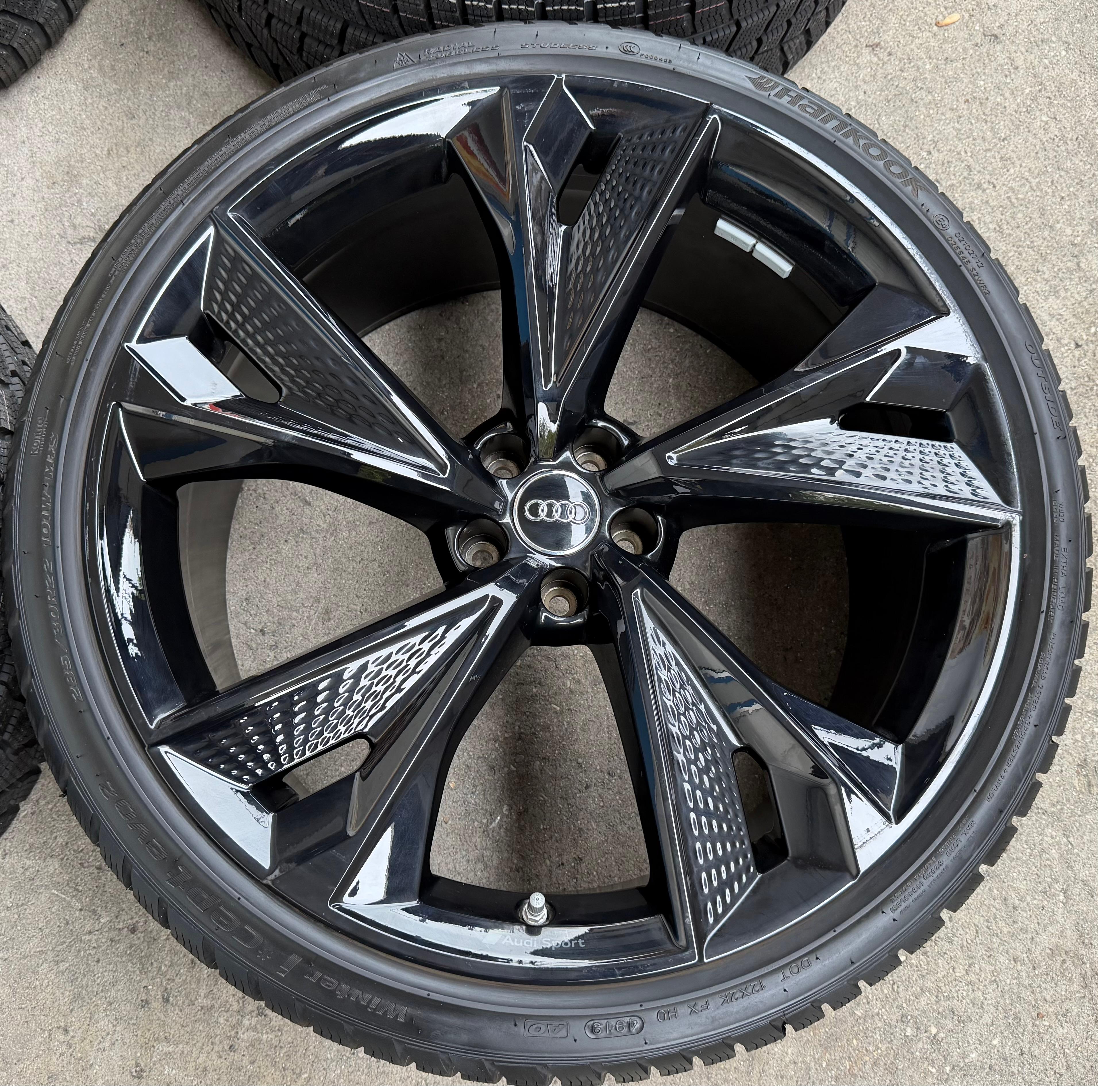 4 Original 22" Alu Winterräder Audi RS6 4K RS7 4K0601025BC 285/30R22 101W HANKOOK
