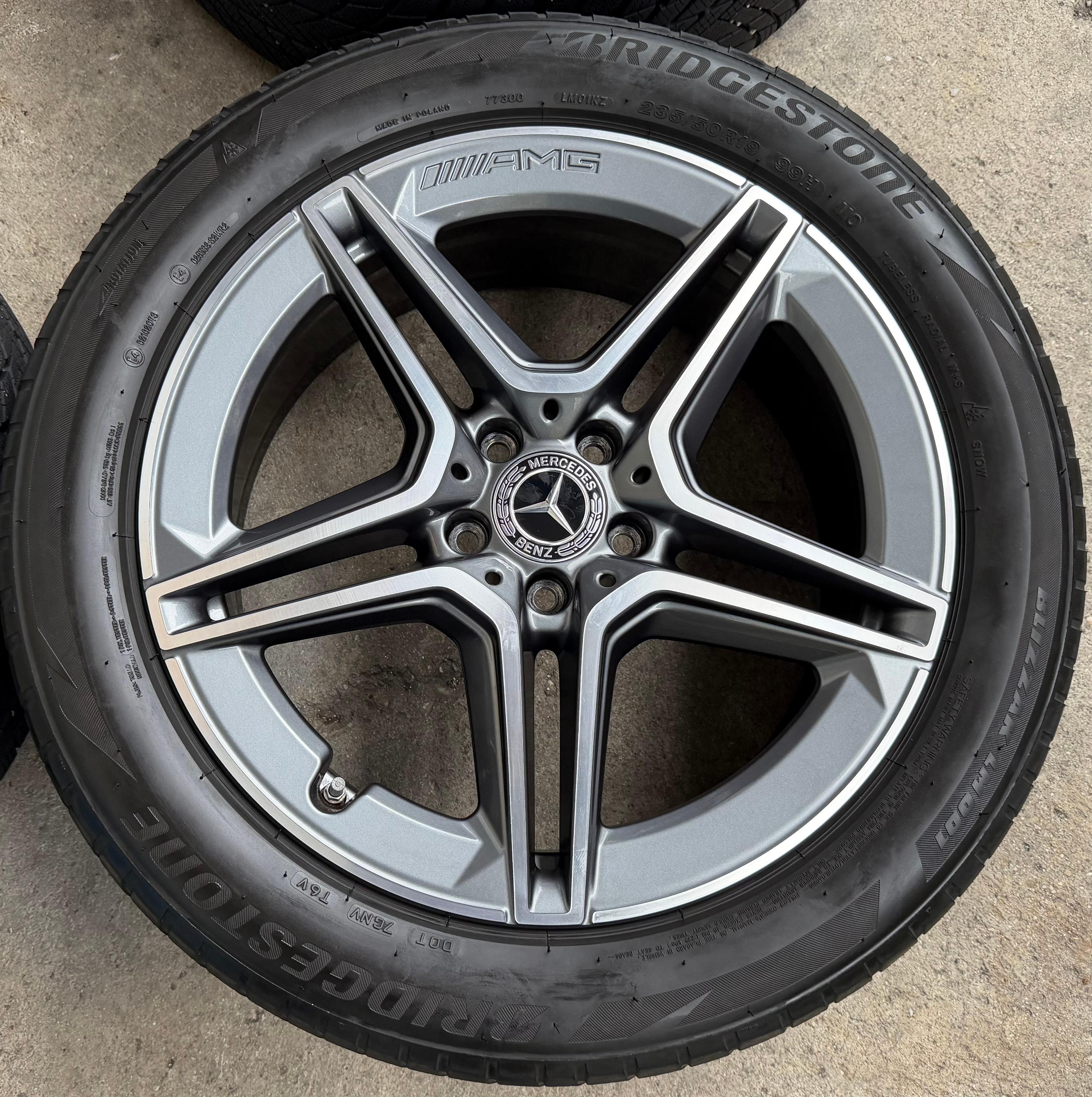 4 Original 19" Alufelgen Mercedes AMG GLA H247 GLB X247 A2474011500 7,5x19 ET53